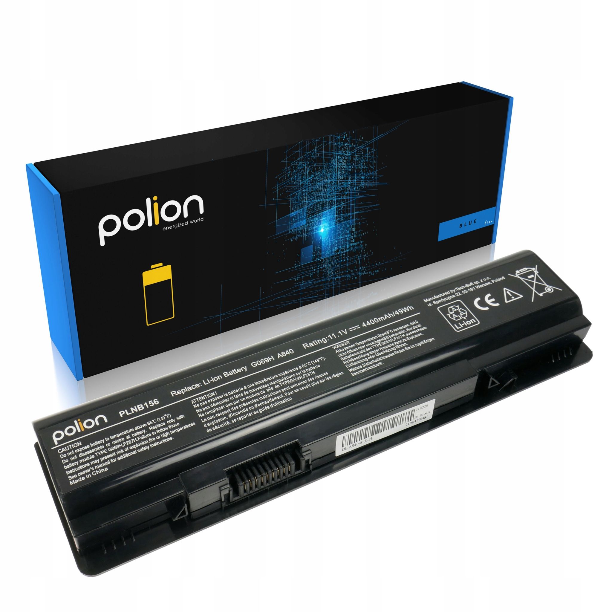 Akku Für Laptops Dell G069h Vostro 1014 1015 1088 A840 A860 4400 Mah