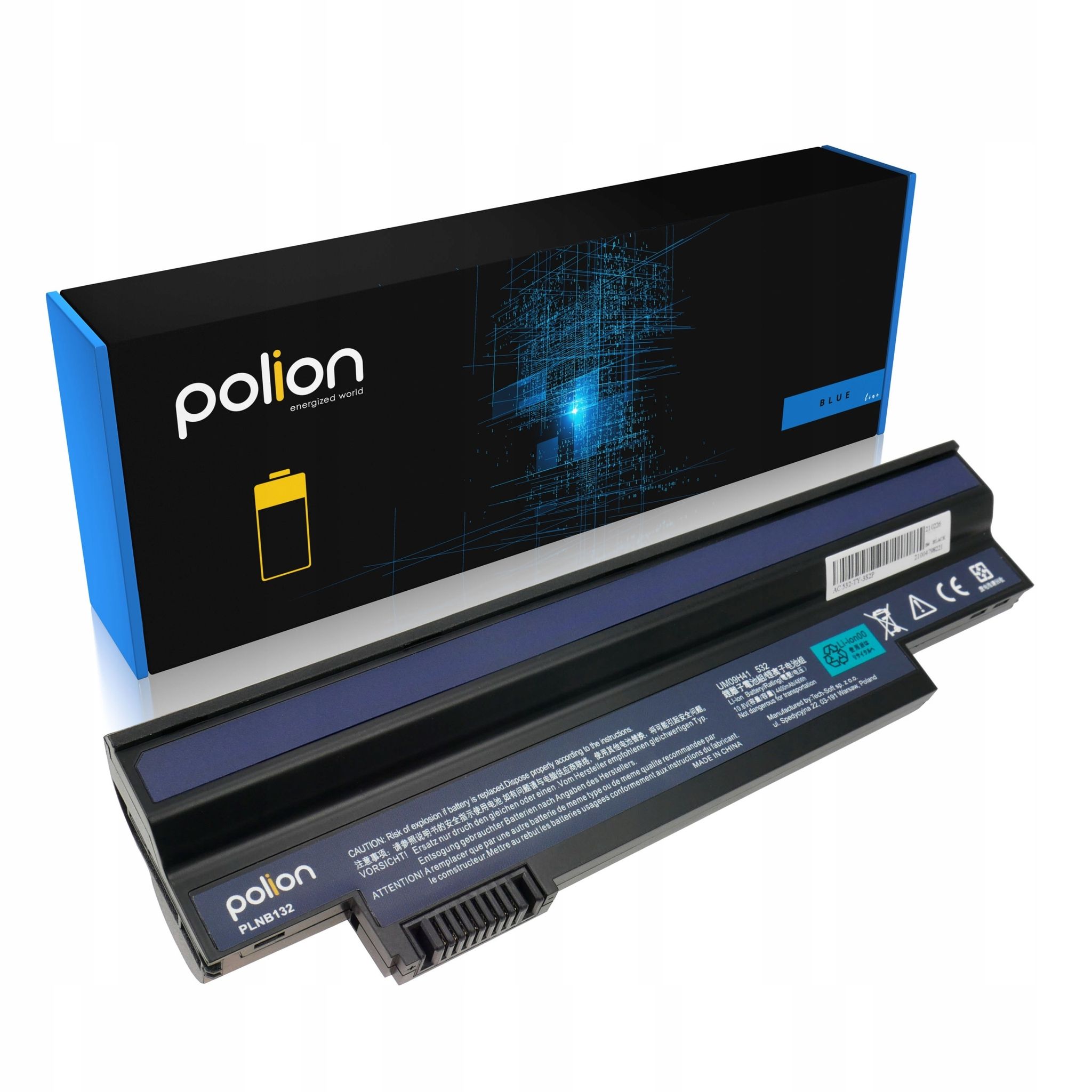 Laptop-akku Acer Um09h31 Um09h36 Um09h41 Aspire One 532h 533 4400 Mah