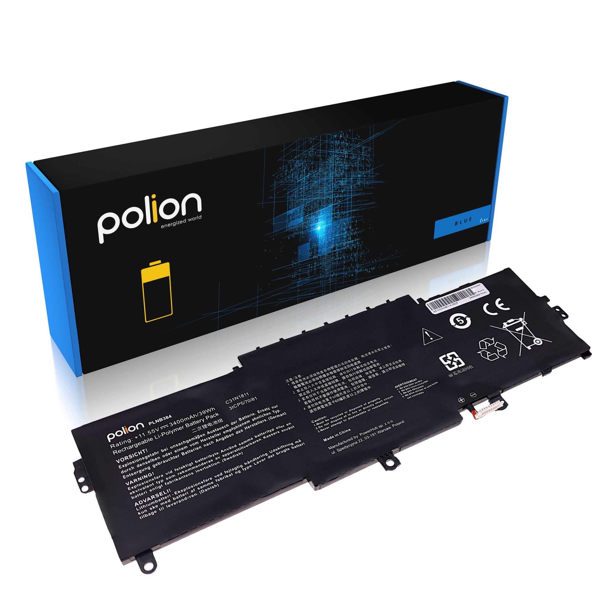 Asus C31n1811 U4300f U4300fn U4300fa Ux433f 3400mah Laptop-akku