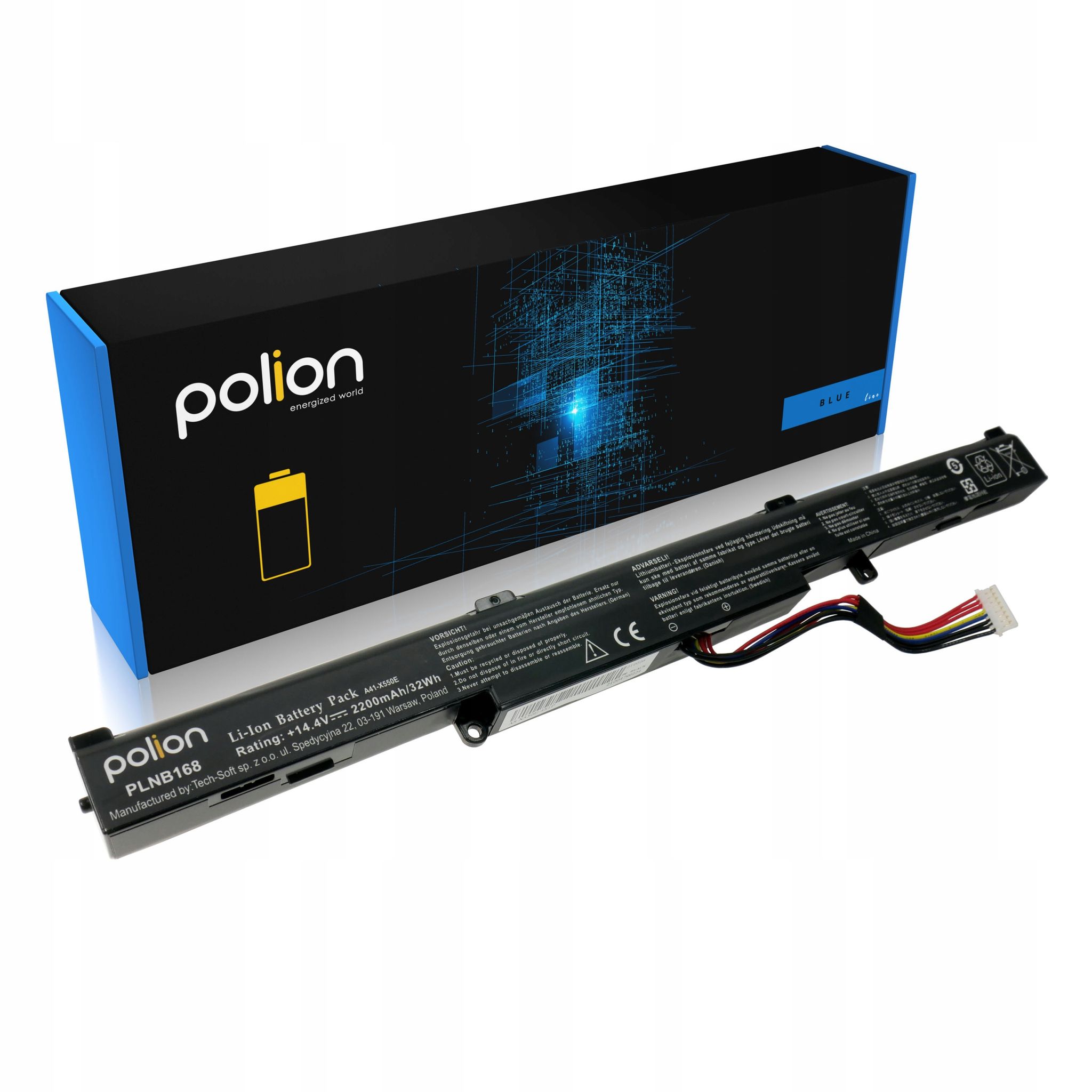 Asus A41-x550e A450 A550 F550 F750 F751 K450 K750 Laptop-akku 2200mah