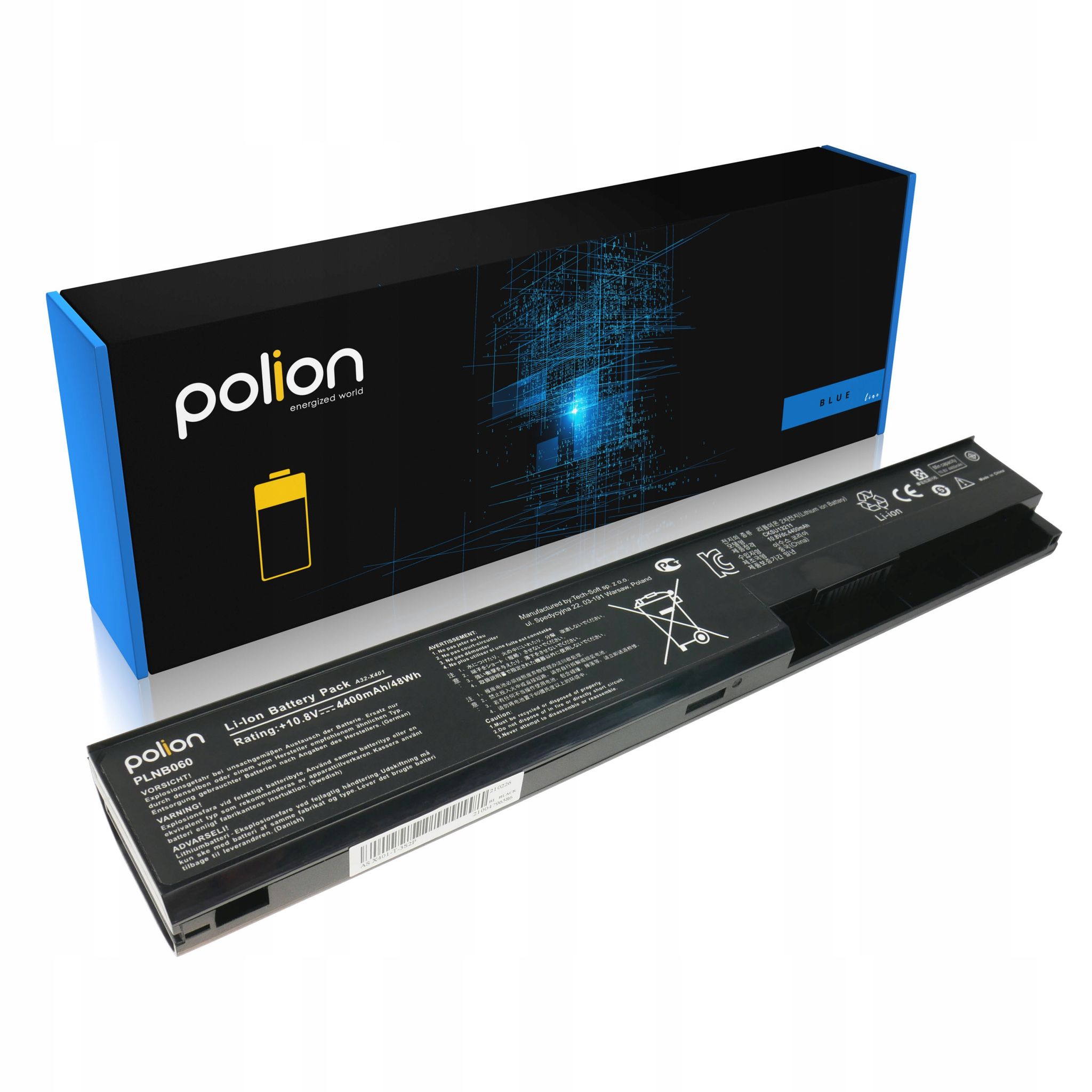 Asus A32-x401 X301 X401a X501a X501u Laptop-akku 4400mah