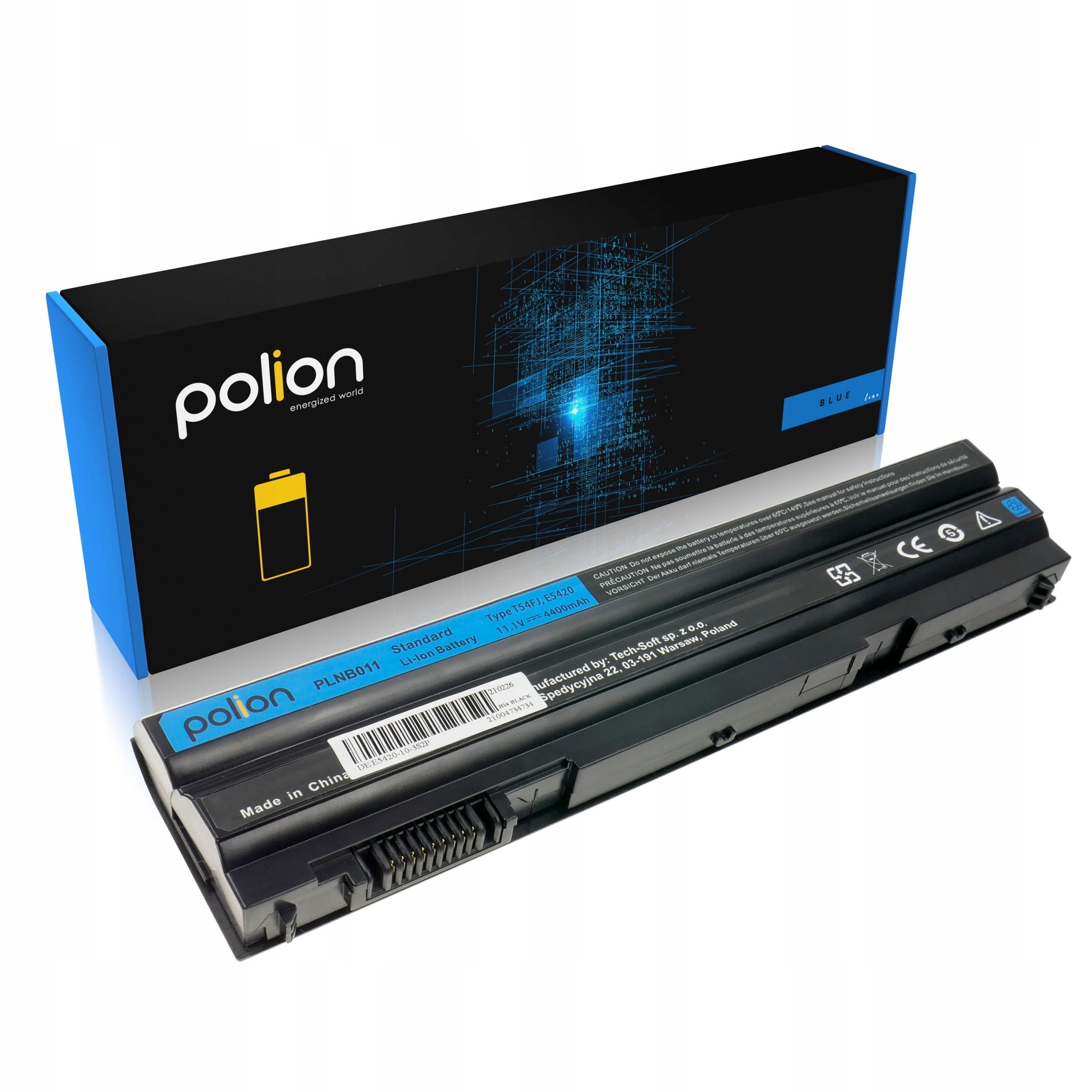Dell T54fj Latitude E5420 E5530 E6420 E6520 4400mah Laptop-akku