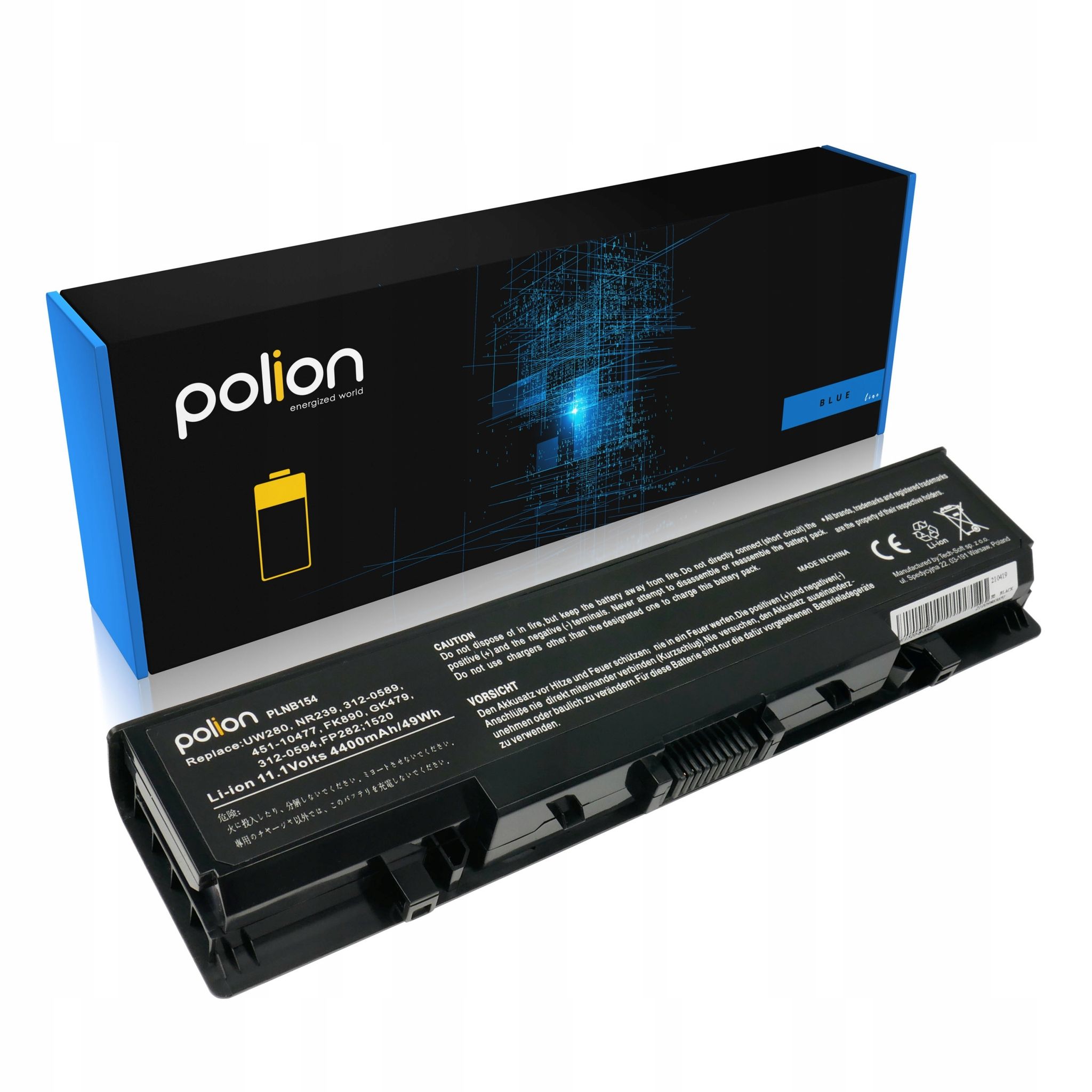 Akku Für Laptops Dell Uw280 Inspiron 1500 1520 1521 1720 Vostro 1500 4400 Mah