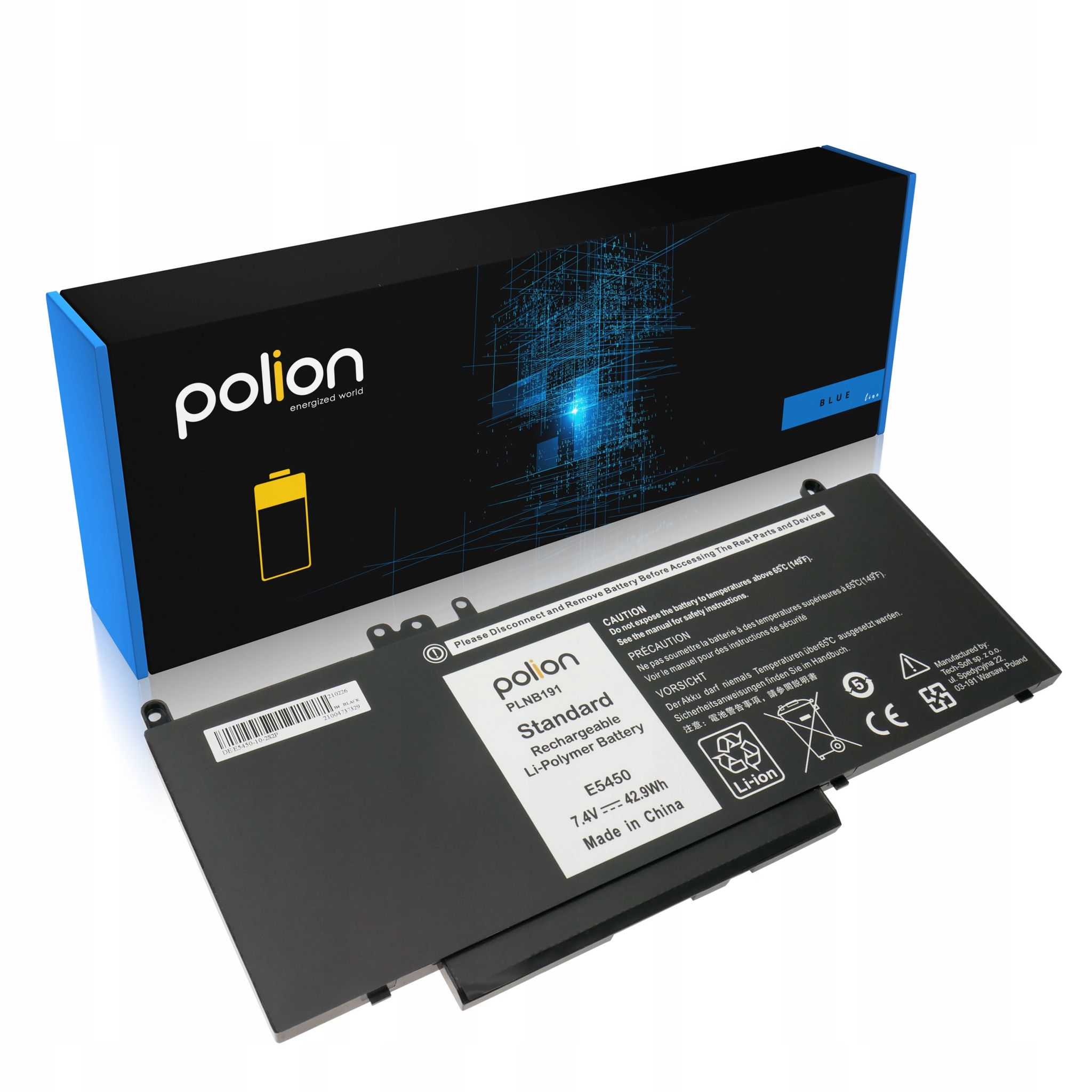 Laptop-akku Dell Latitude E5450 E5550 3150 3160 5800mah