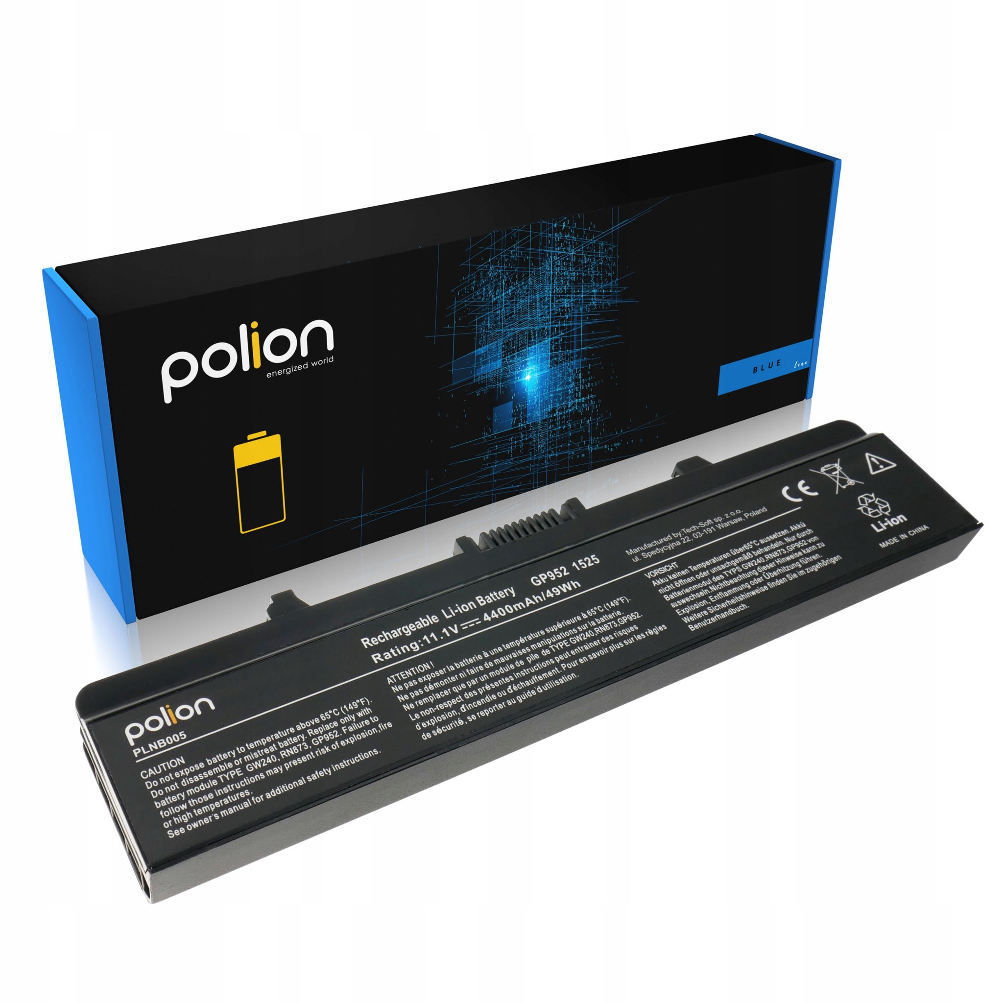 Akku Für Laptops Dell Gp952 Inspiron 1525 1526 1545 Vostro 500 4400 Mah