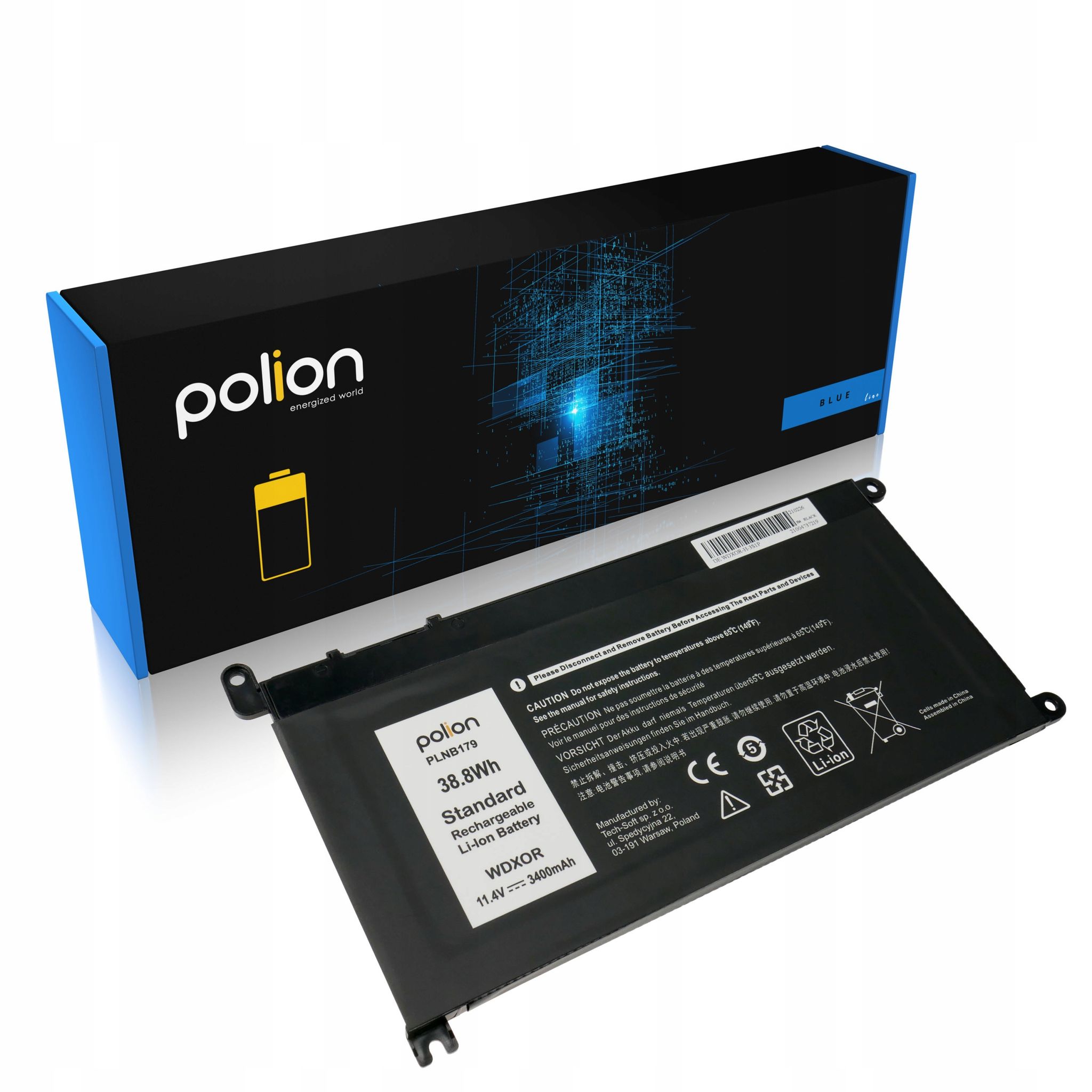 Akku Für Laptops Dell Wdx0r Latitude Inspiron 11 13 14 Vostro 14 3400 Mah