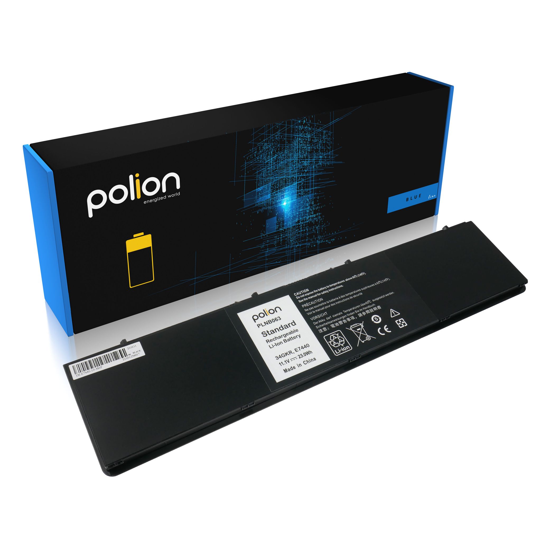 Akku Für Laptops Dell 34gkr Latitude E7440 E7450 2100 Mah