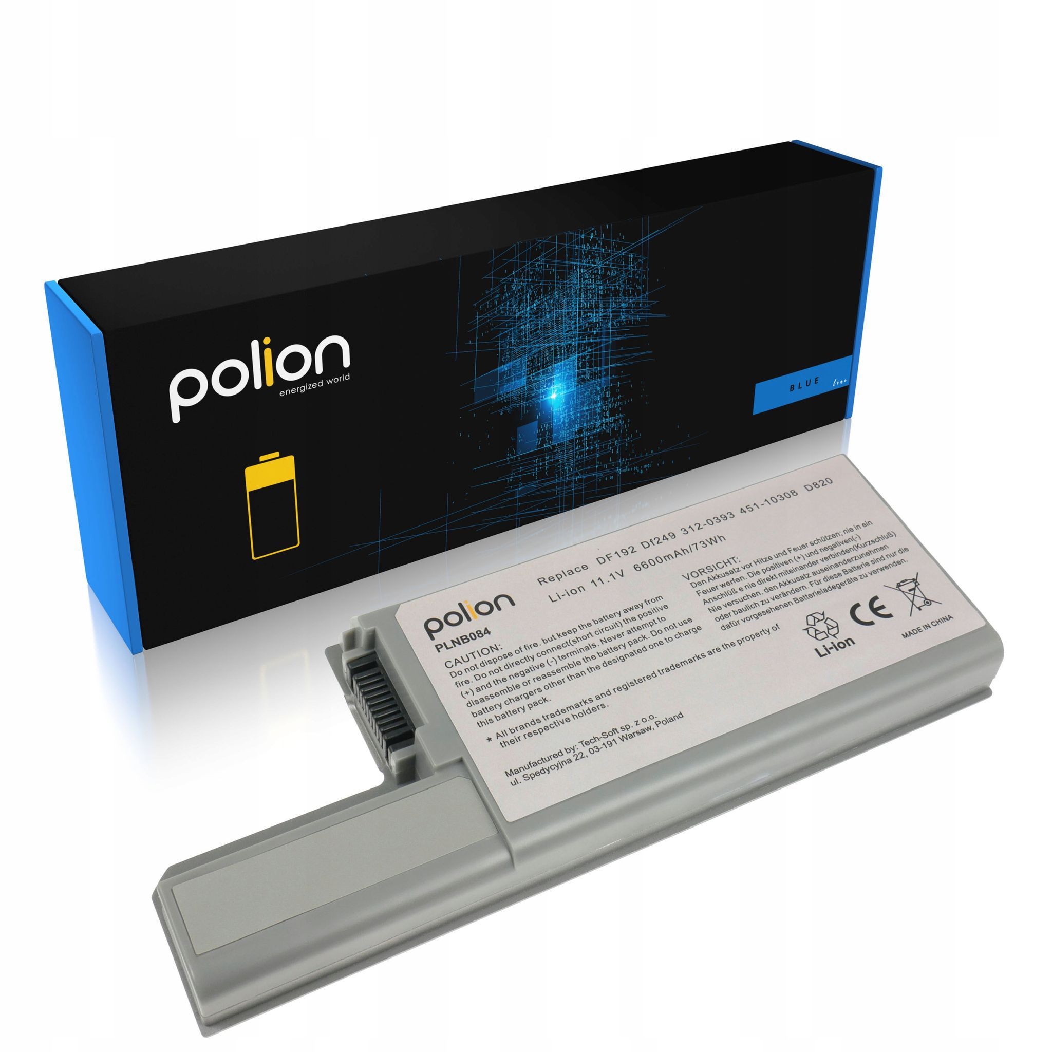 Laptop-akku Dell Latitude D531 D820 D830 Precision M4300 M65 6600mah