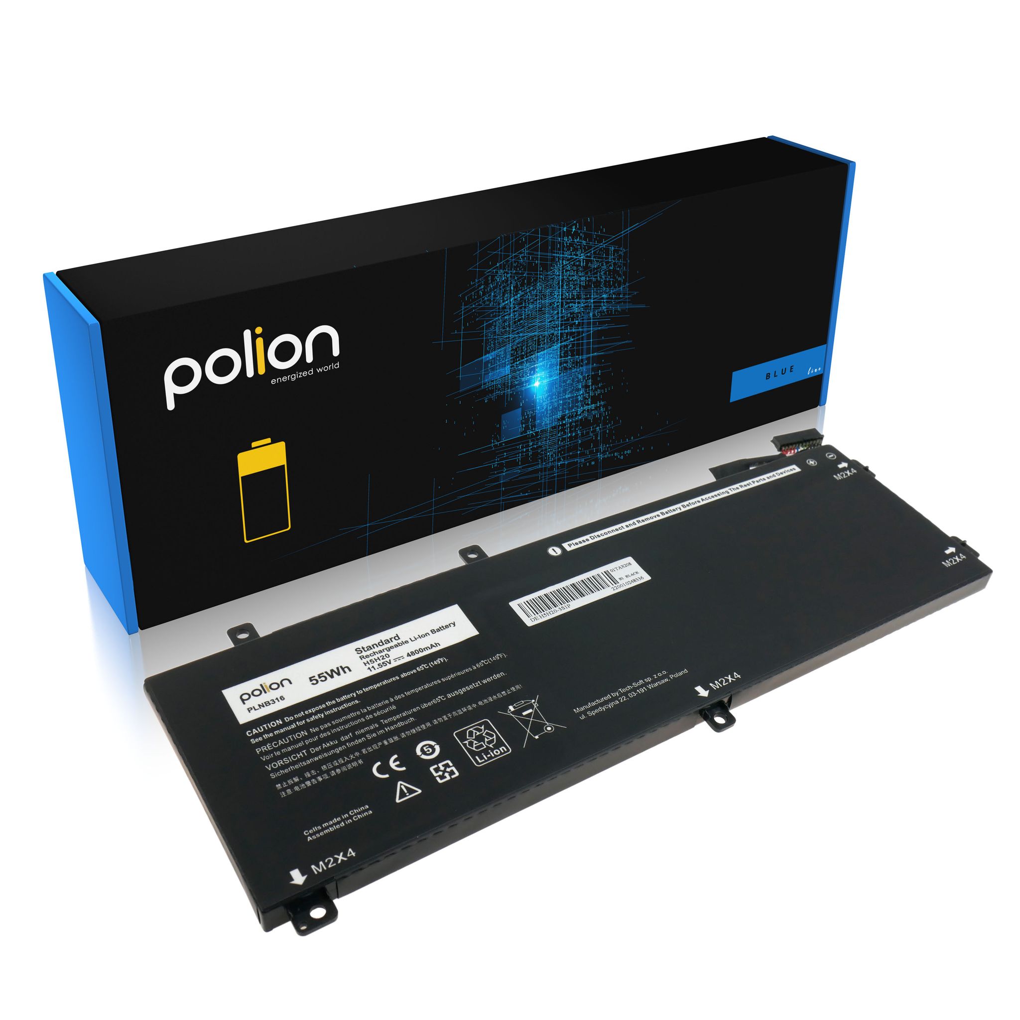 Laptop-akku Dell H5h20 Precision 5530 M5520 Xps 15 7590 4800mah