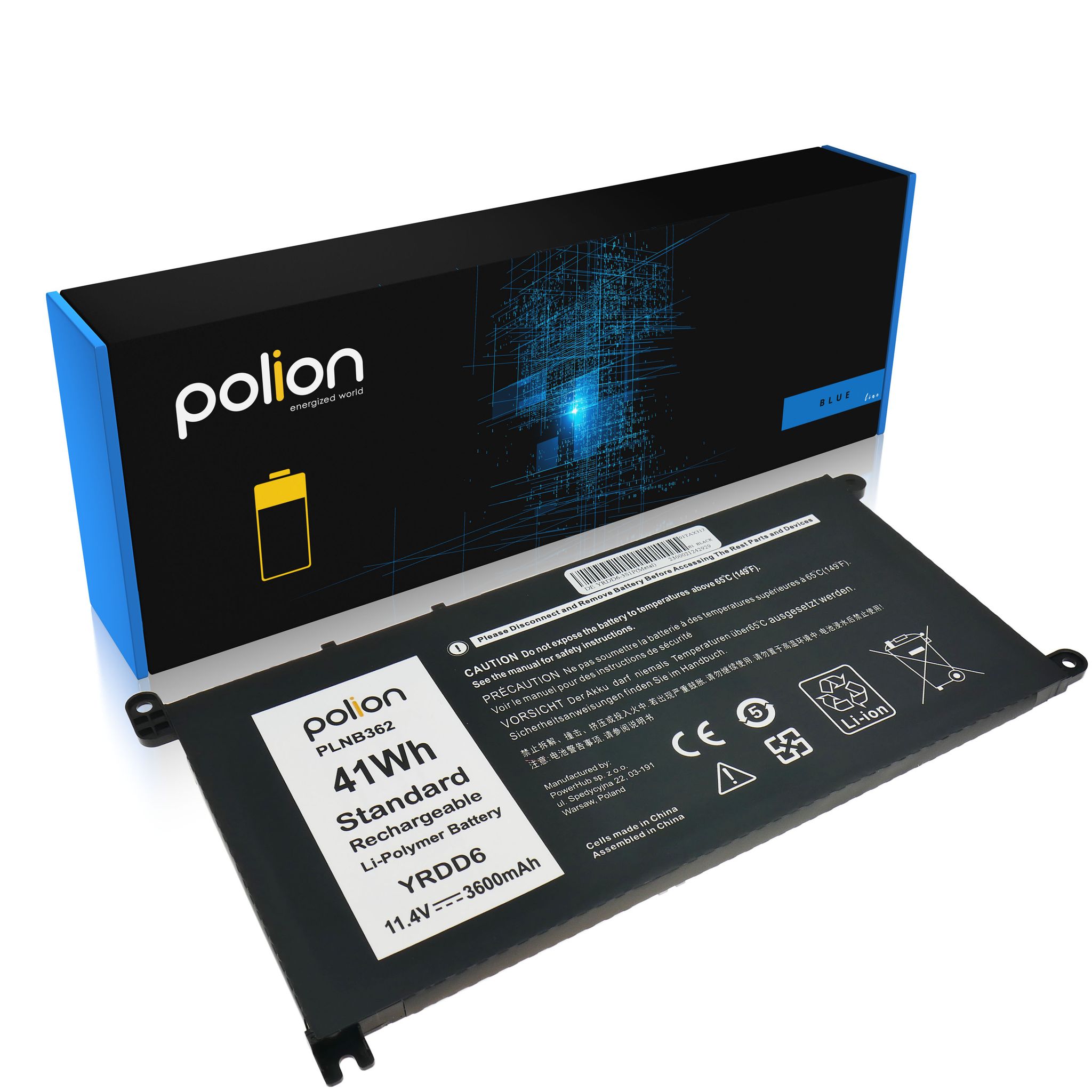 Akku Für Laptops Dell Yrdd6 Vostro 3400 5488 5585 Inspiron 5490 3600 Mah