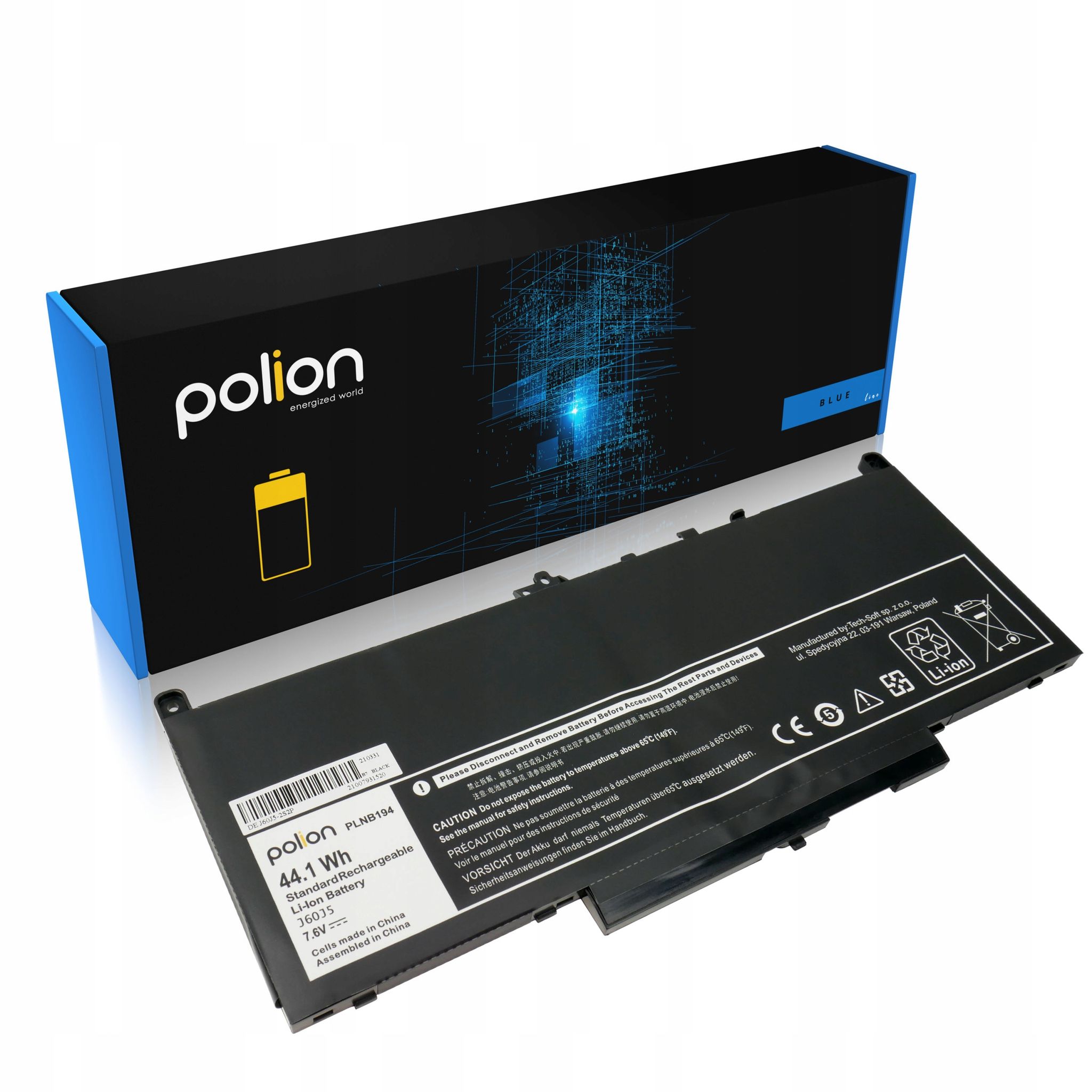 Laptop-akku Dell J60j5 Latitude E7260 E7270 E7470 5800mah