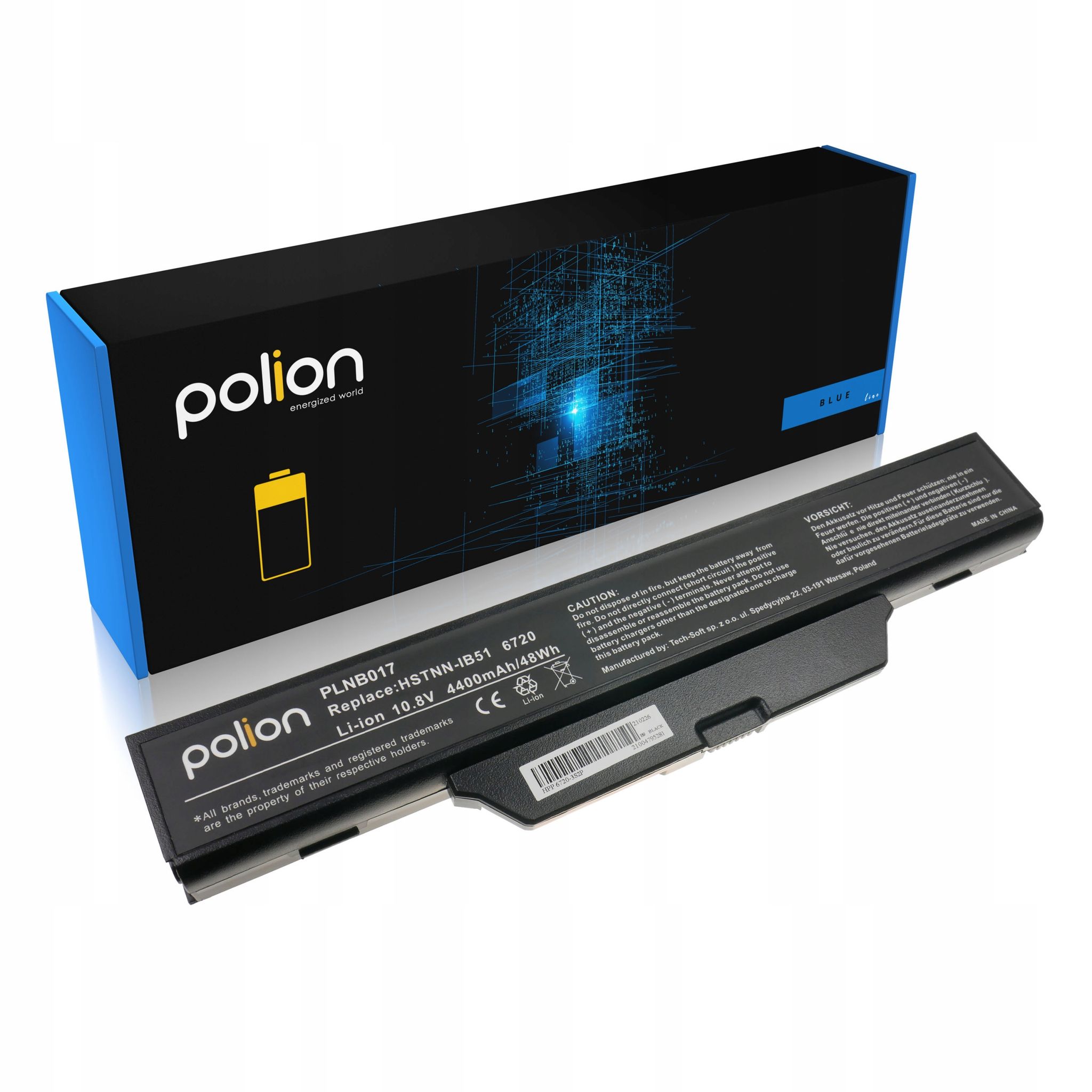 Hp Laptop-akku Hstnn-ib51 Compaq 550 610 615 6720s 6735s 4400mah