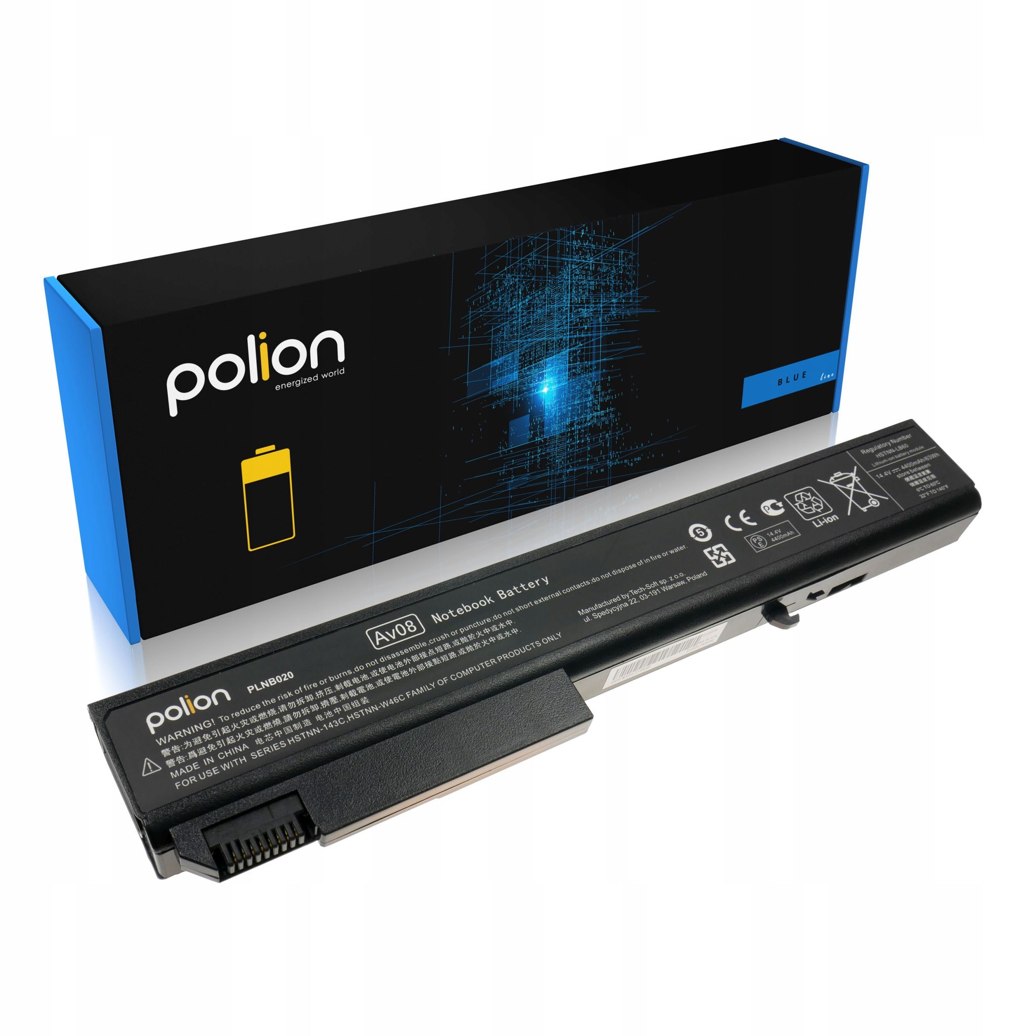 Akku Für Laptops Hp Av08 Av08xl Elitebook 8500 8530p 8530 W 8700 4400 Mah