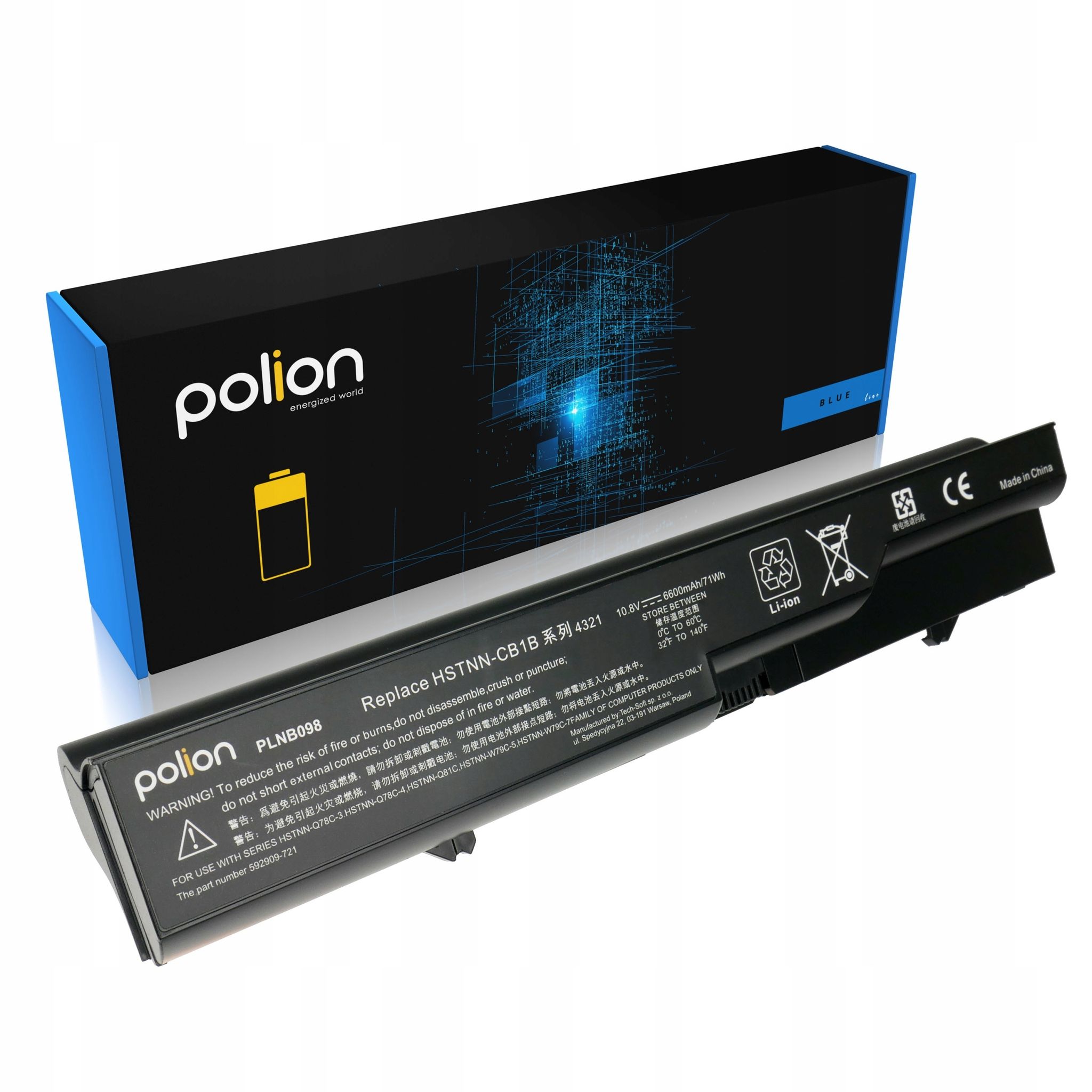 Akku Für Laptops Hp Hstnn-cb1b Probook 4320 4321 4326 4420 4520 6600 Mah