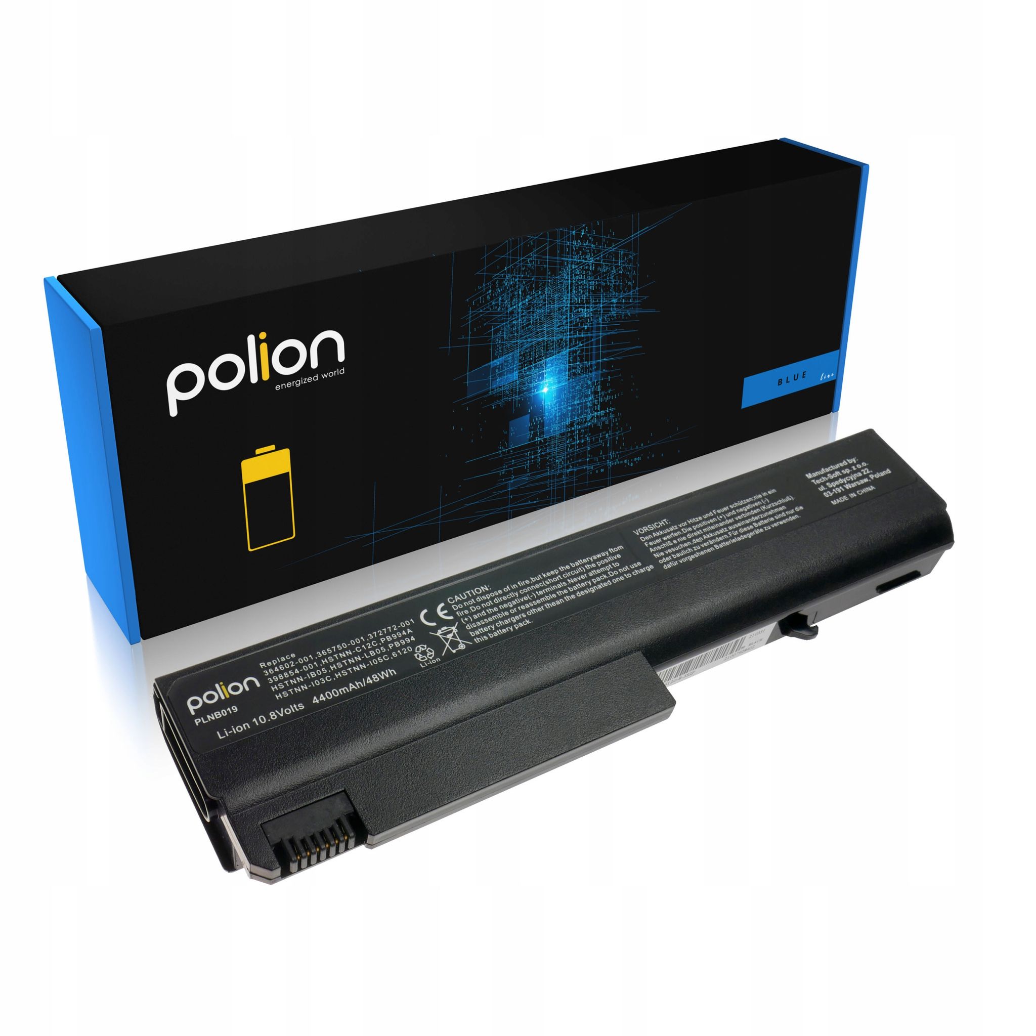 Akku Für Hp Laptops 6710p, 6710s, 6715b, Nc6300, Nc6400, Nx6125, Nx6130 (4400 Mah)
