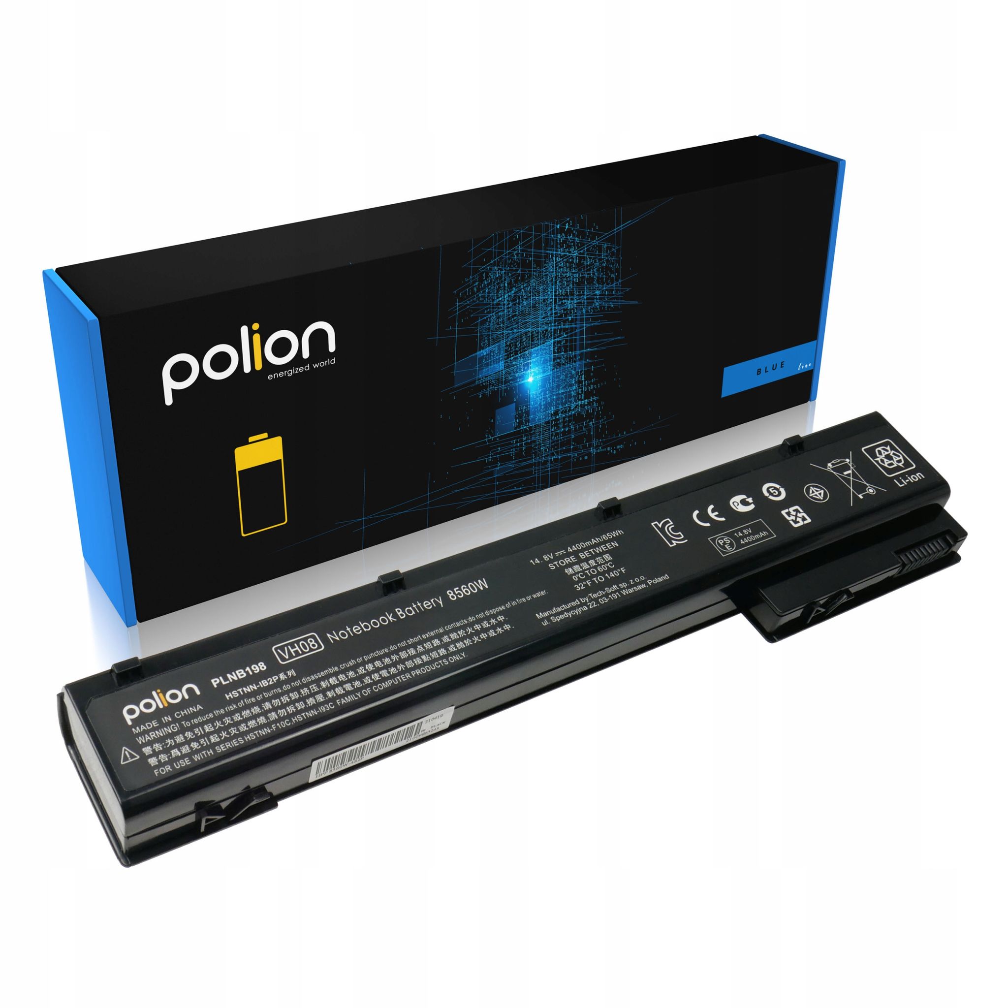 Hp Vh08 Elitebook 8560w 8570w 8760w 8770w 4400mah Laptop-akku