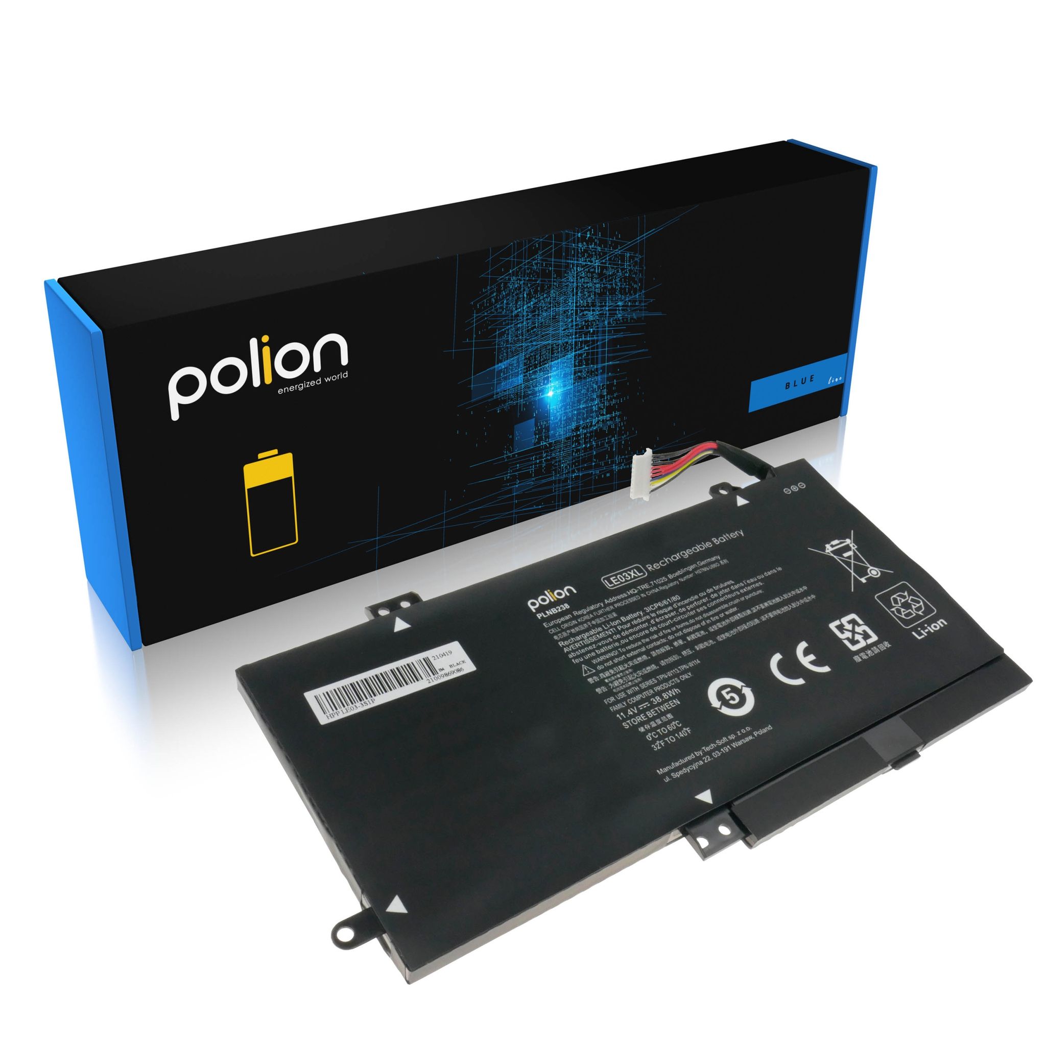 Hp Le03xl Envy Pavilion X360 13 15 Laptop-akku 3400mah