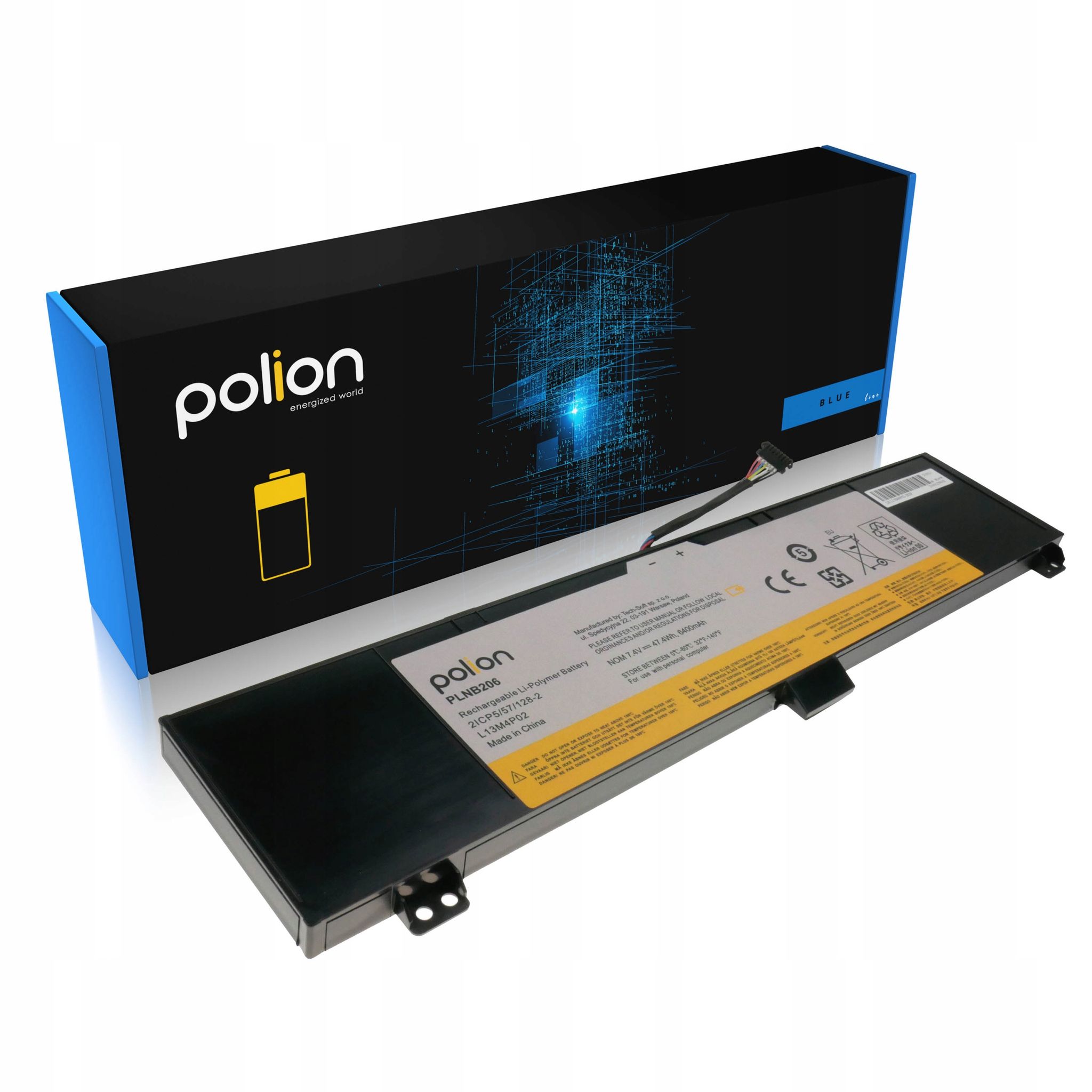Laptop-akku Lenovo L13m4p02 Y50-70 Y70-70 6400 Mah