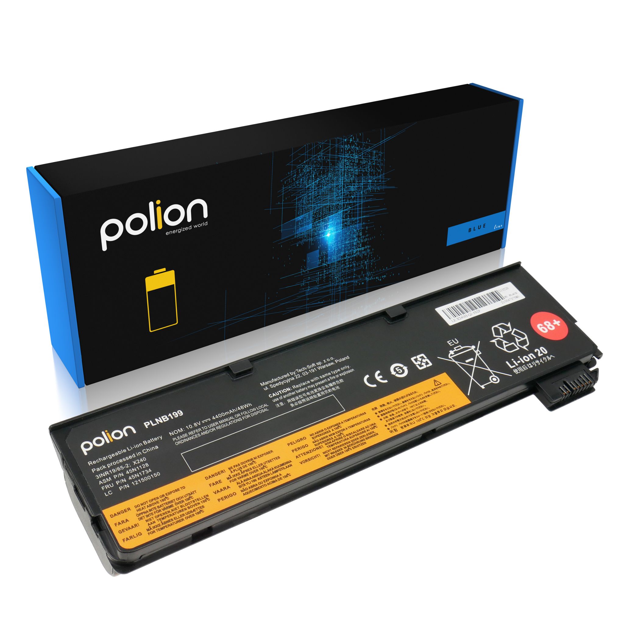 Lenovo Laptop-akku 45n1128 Thinkpad L450 L470 T440 T440s 4400mah