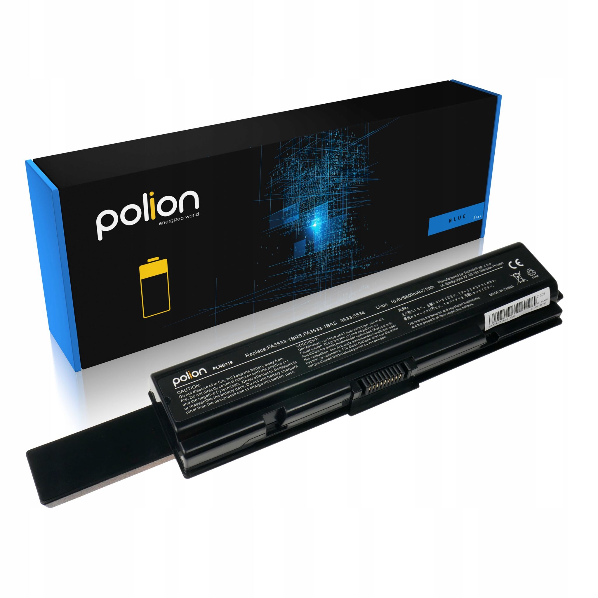 Toshiba Pa3534u-1brs Laptop-akku Für Satellite A200, A305 Und A500 (6600 Mah)