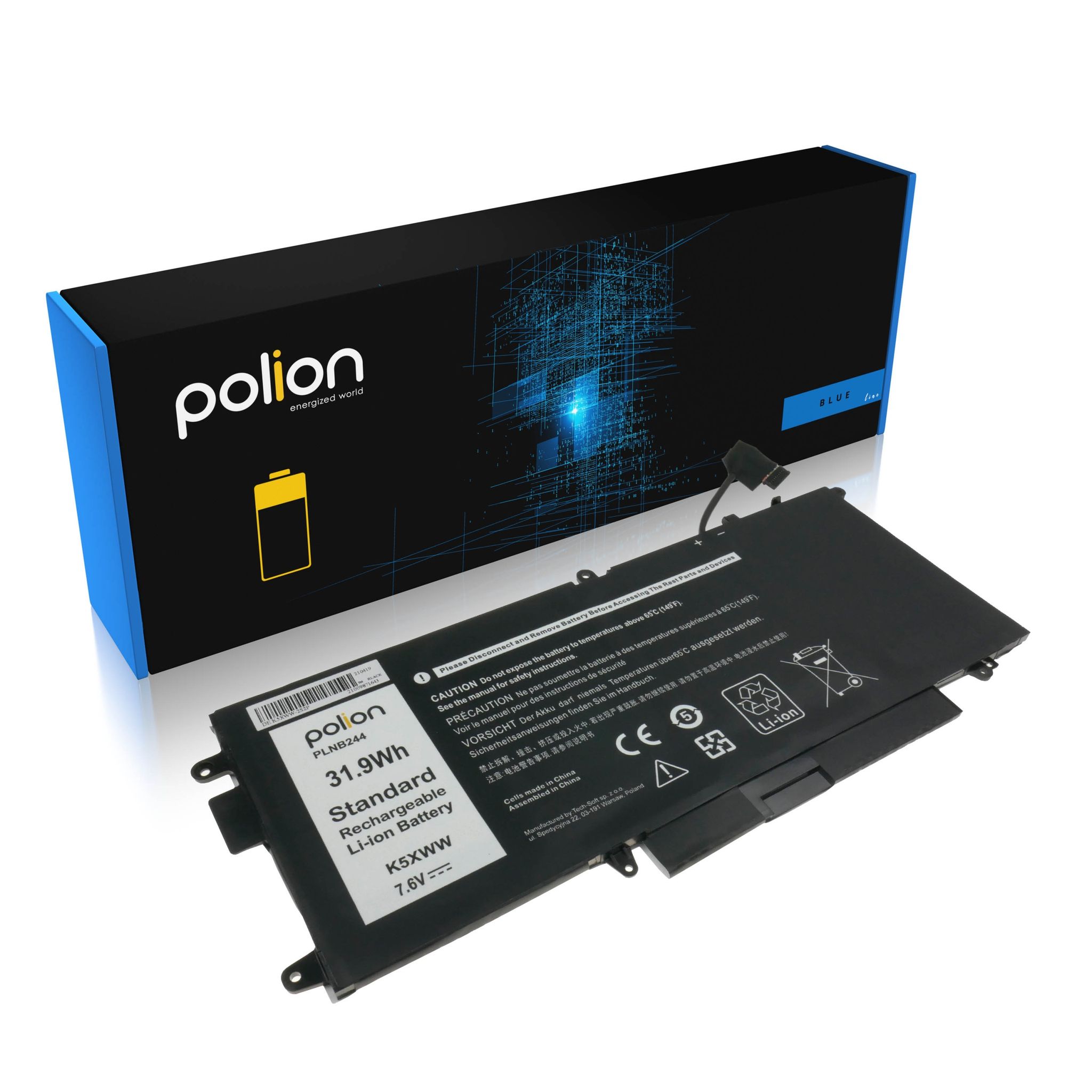 Akku Des Laptops Dell K5xww Latitude 7389 7390 2-in-1 4200mah