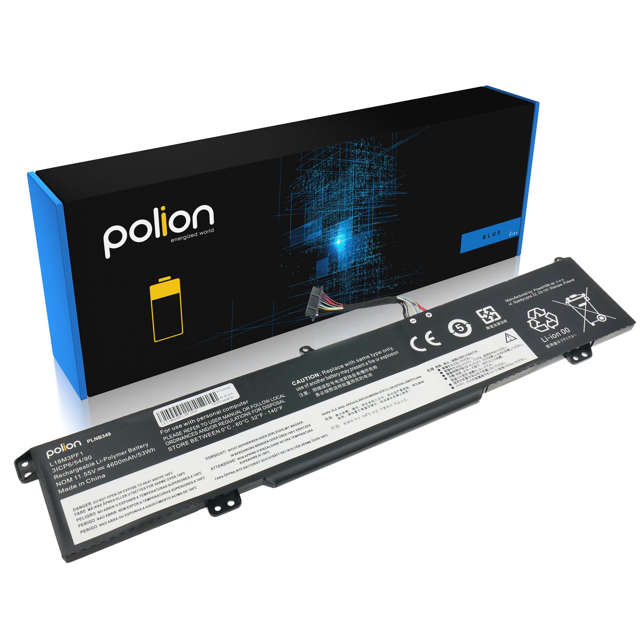 Laptop-akku Lenovo L18m3pf1 L18c3pf1 Ideapad L340 4600mah