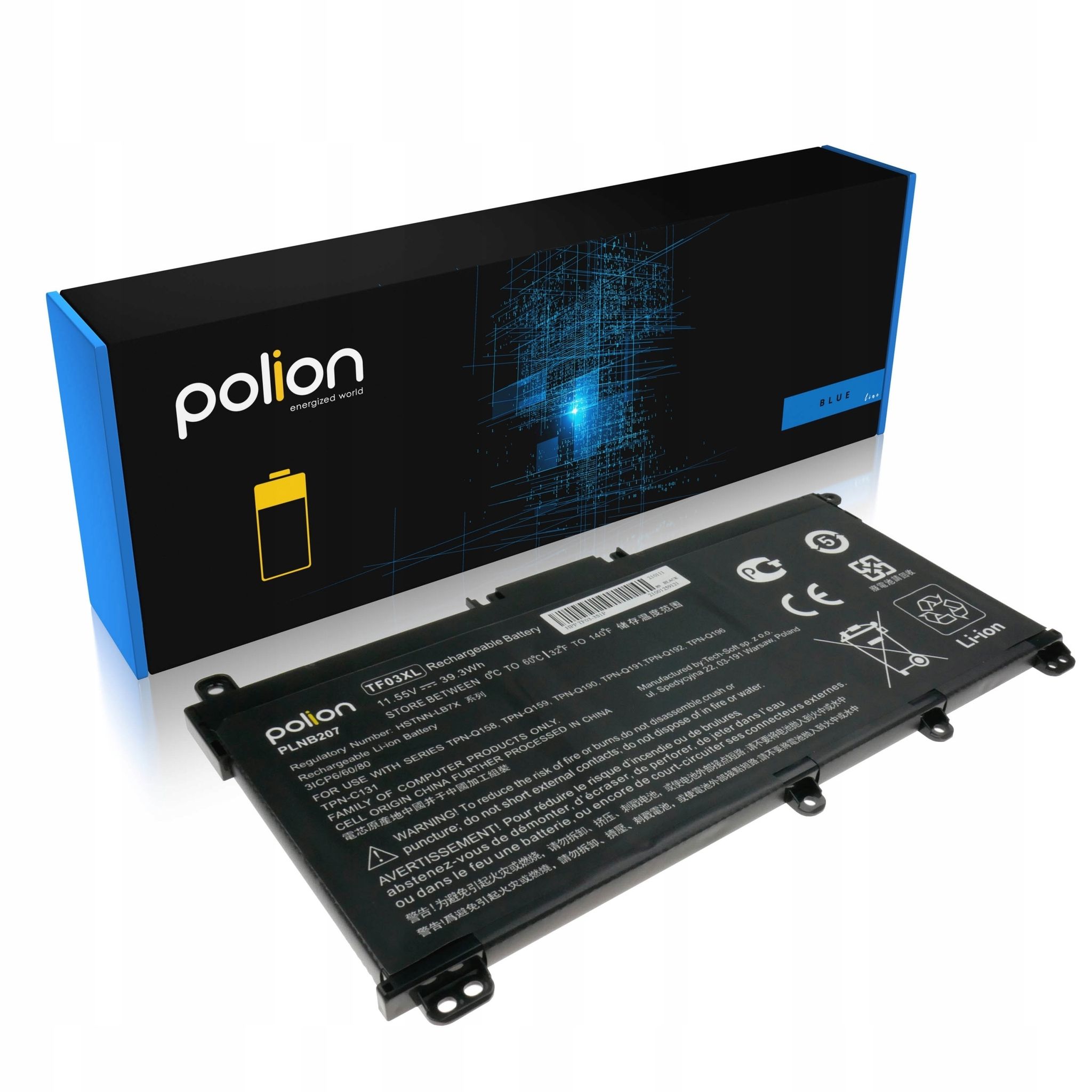 Hp Laptop-akku Tf03xl Pavilion 14-bf 15-cc 17-ar 3400mah
