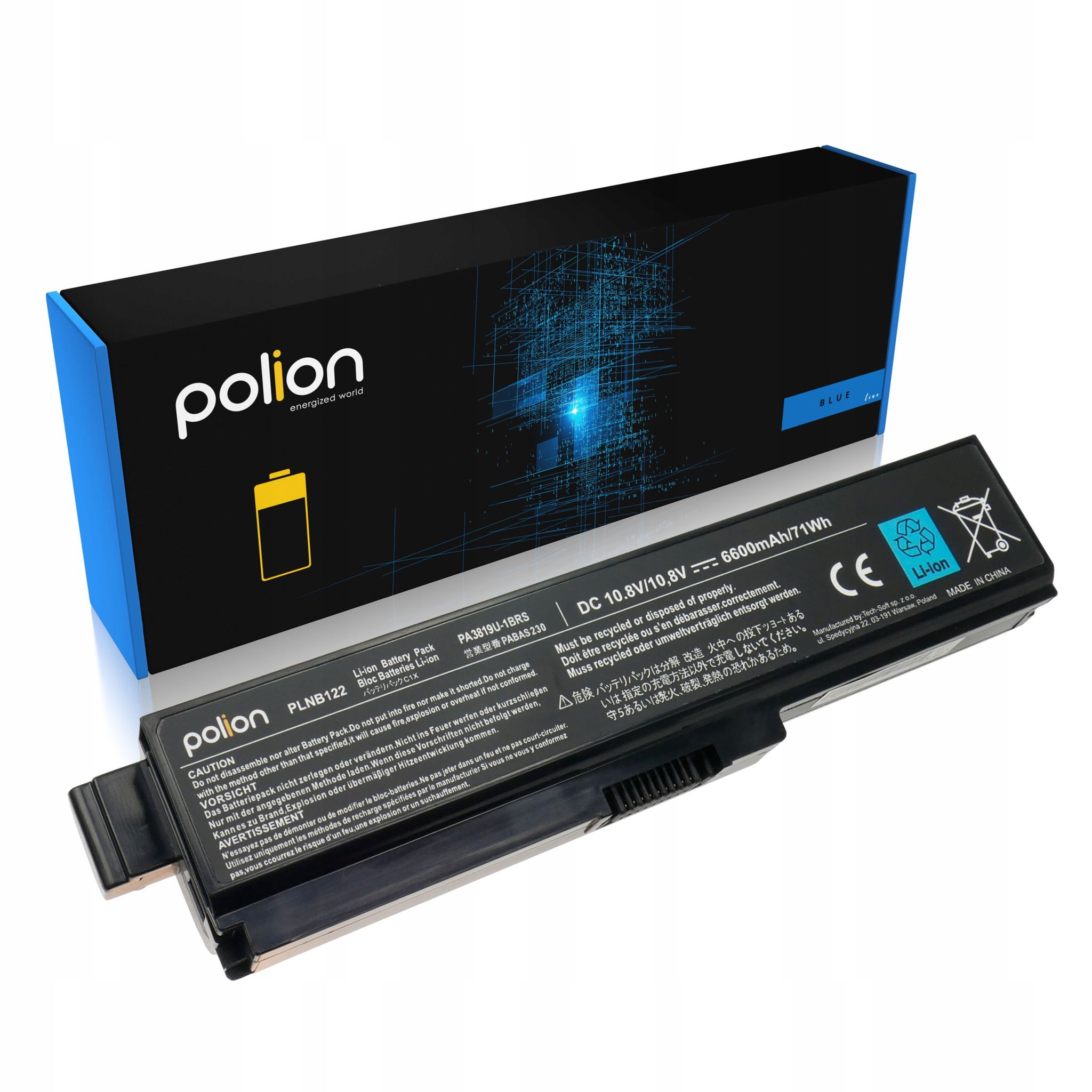 Akku Für Laptops Toshiba Pa3817u-1brs Satellite C600 C650 C660 6600mah