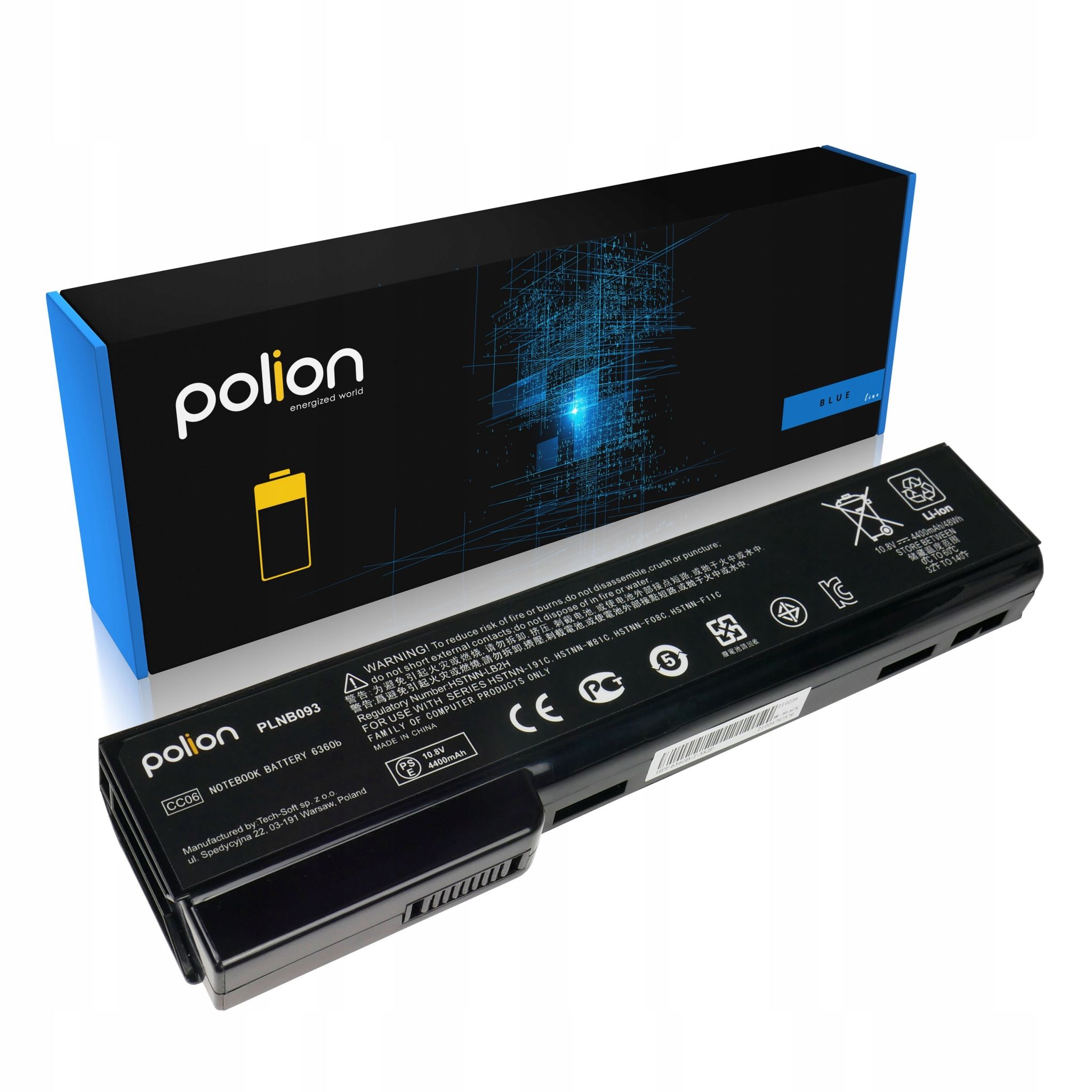 Hp Cc06 Probook 6360b 6465b Elitebook 8460p 4400mah Laptop-akku