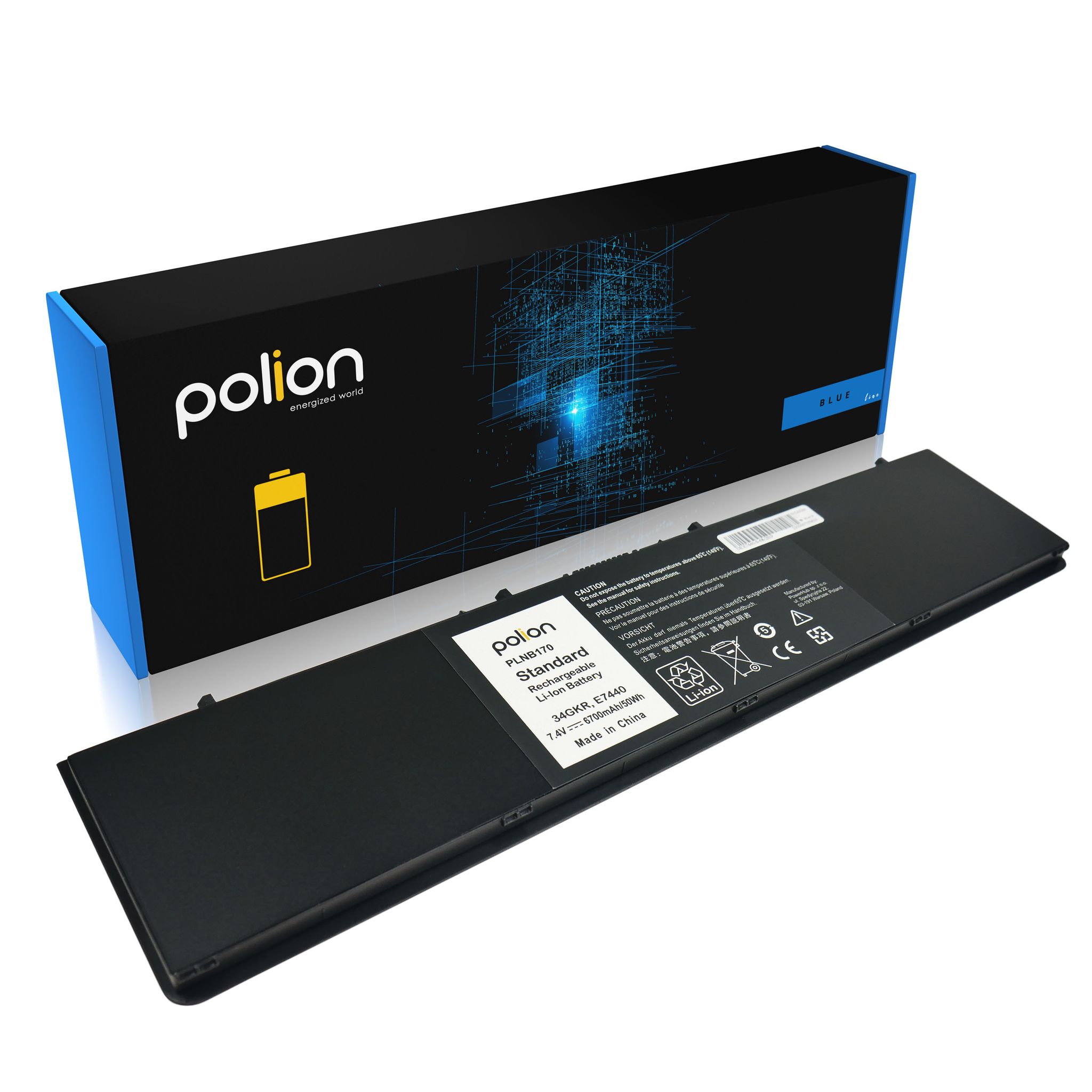 Akku Für Laptops Dell 34gkr Latitude E7440 E7450 6700 Mah