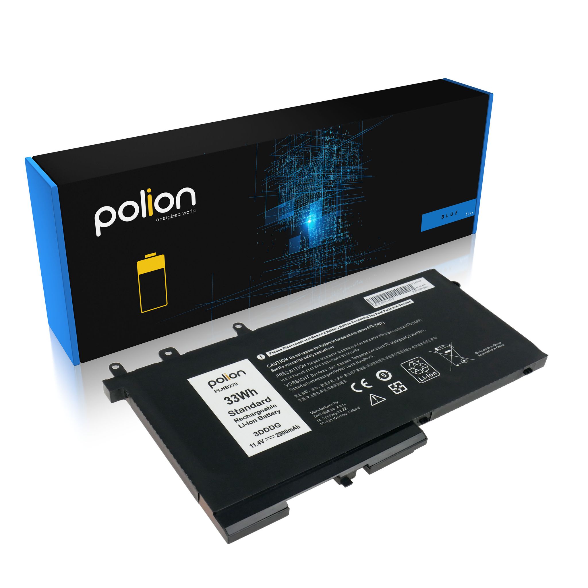 Laptop-akku Dell 3dddg Latitude 5280 5290 5480 5490 5495 5580 2900mah