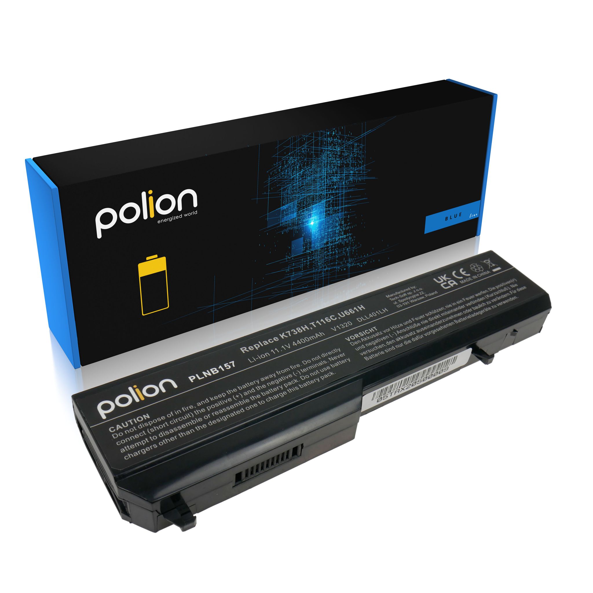 Akku Für Laptops Dell Vostro 1310 1320 1320n 1510 1511 1520 2510 4400 Mah