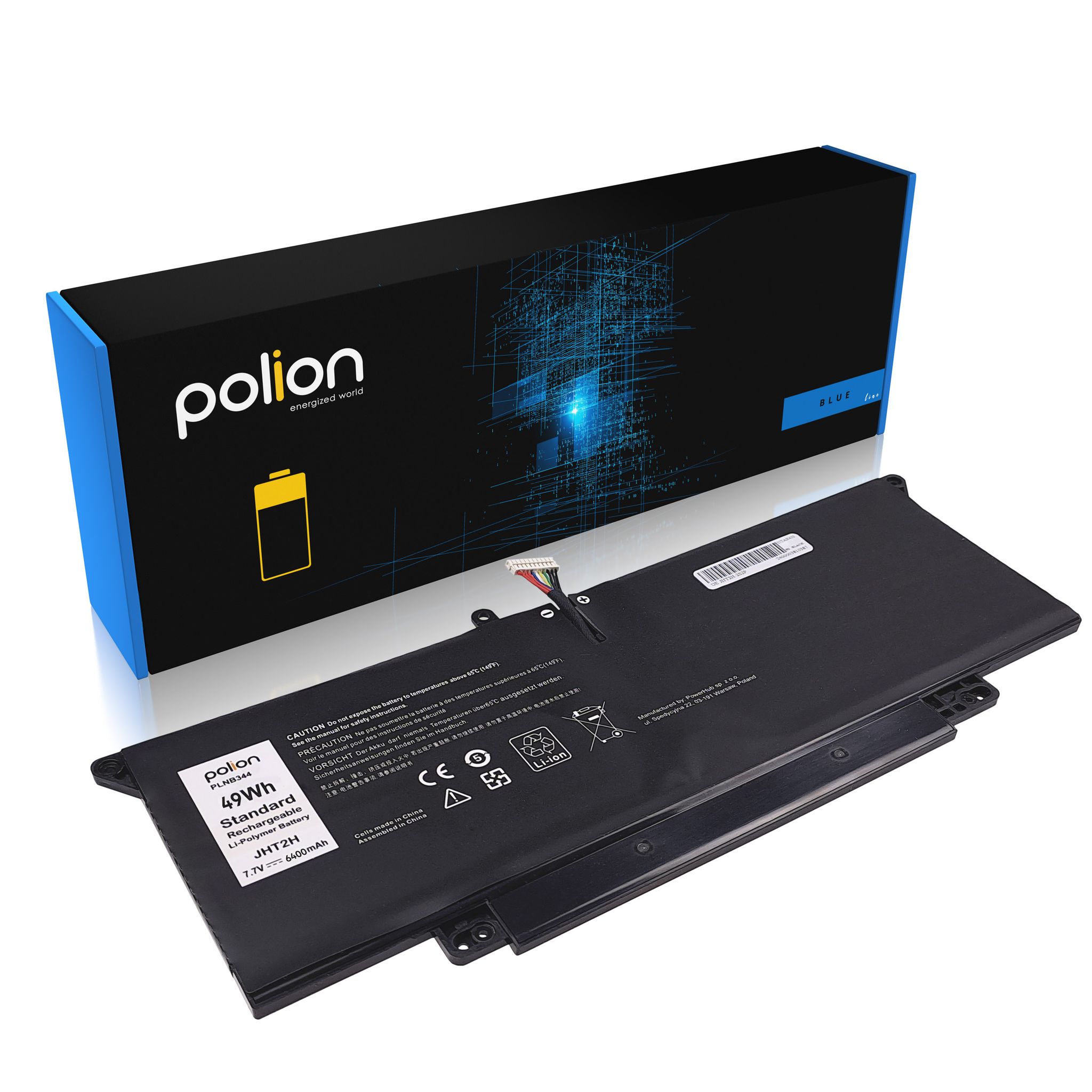 Akku Für Laptops Dell Jht2h Latitude 14 7310 7410 6400 Mah