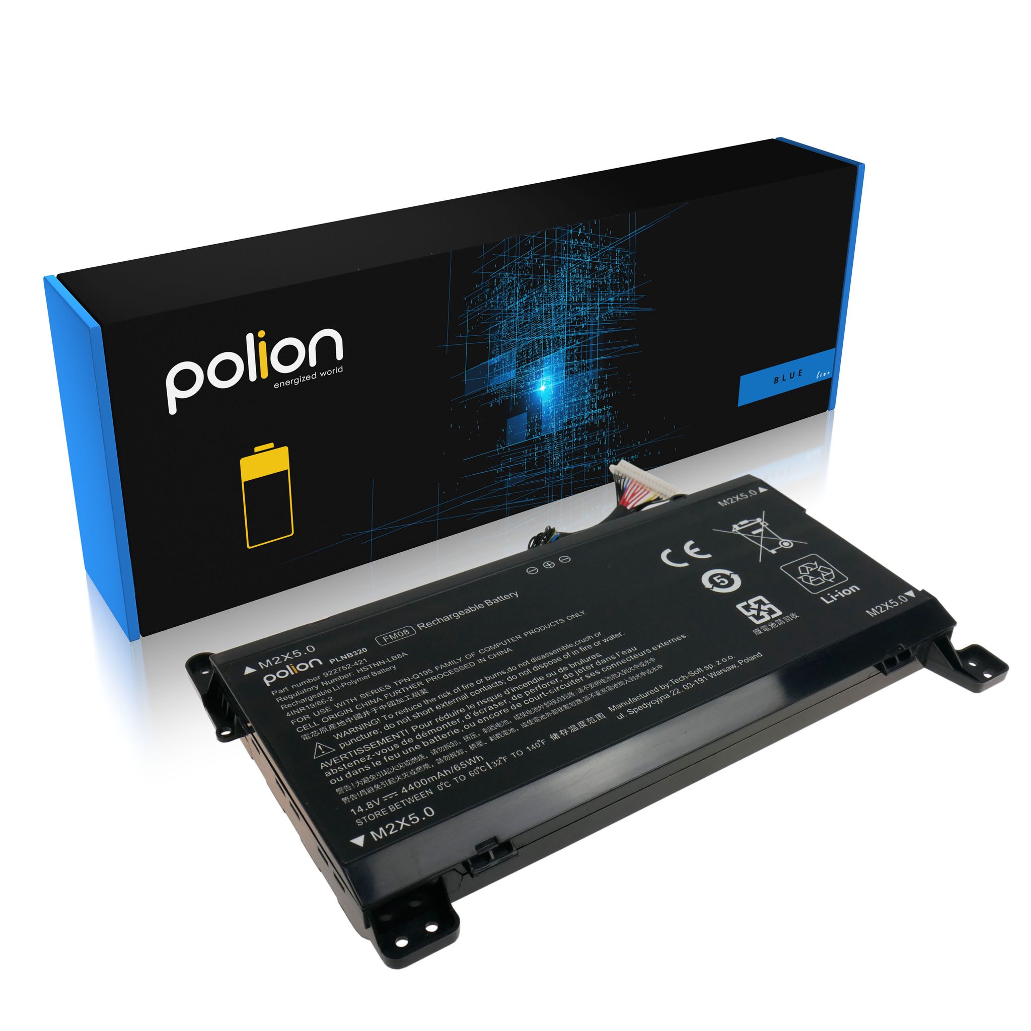 Hp Laptop-akku Fm08 Tpn-q195 Omen 17 17-an 16 Pin 4400mah