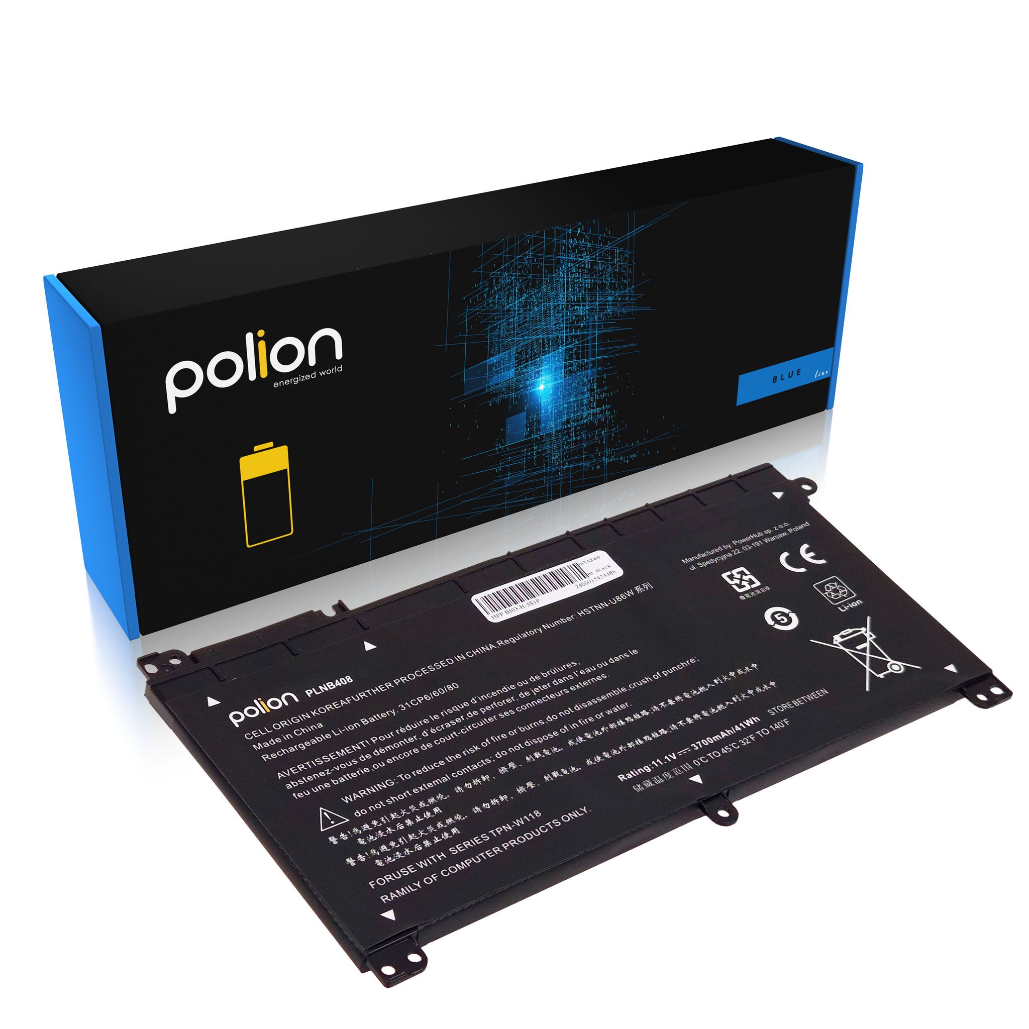 Hp Laptop-akku Bi03 Pavilion X360 13-u000 Stream 14-ax000 3700mah