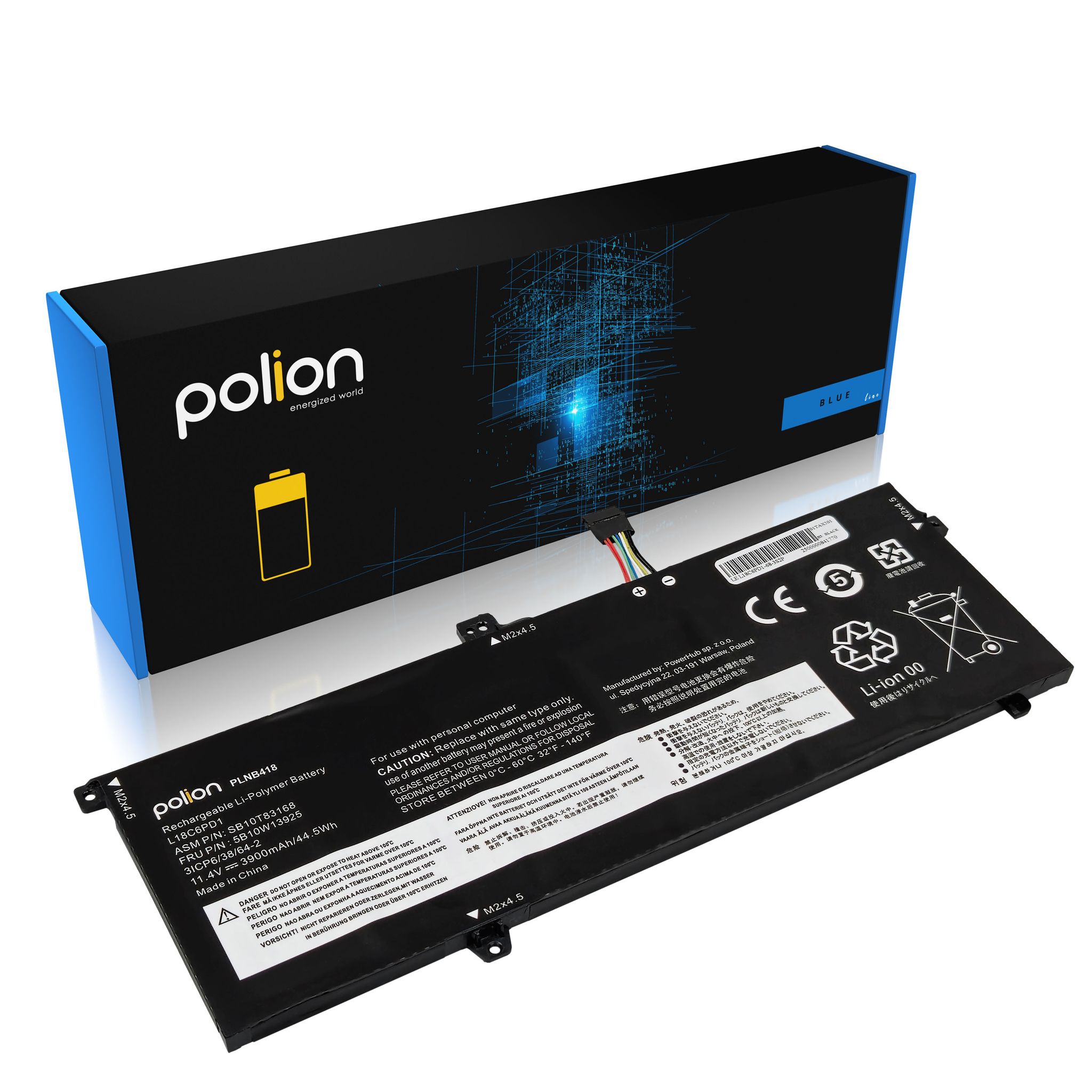 Lenovo L18c6pd1 Thinkpad X13 G1 X390 X395 Laptop-akku 3900mah