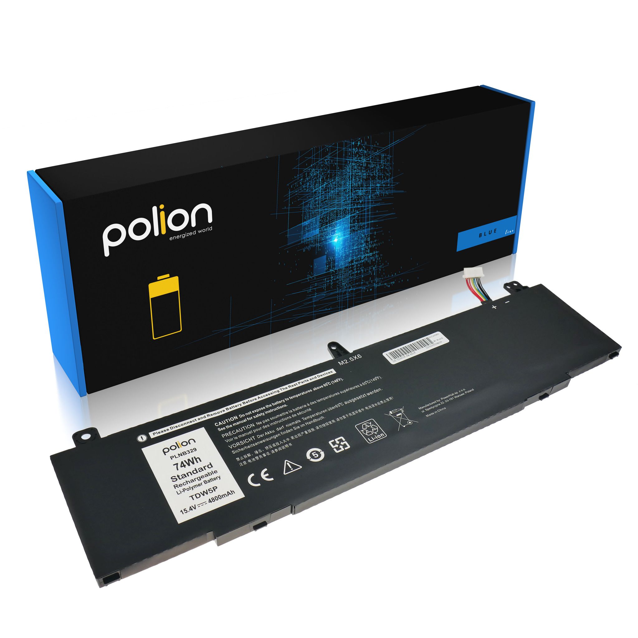 Akku Für Laptops Dell Tdw5p Alienware 13 R3 4800 Mah