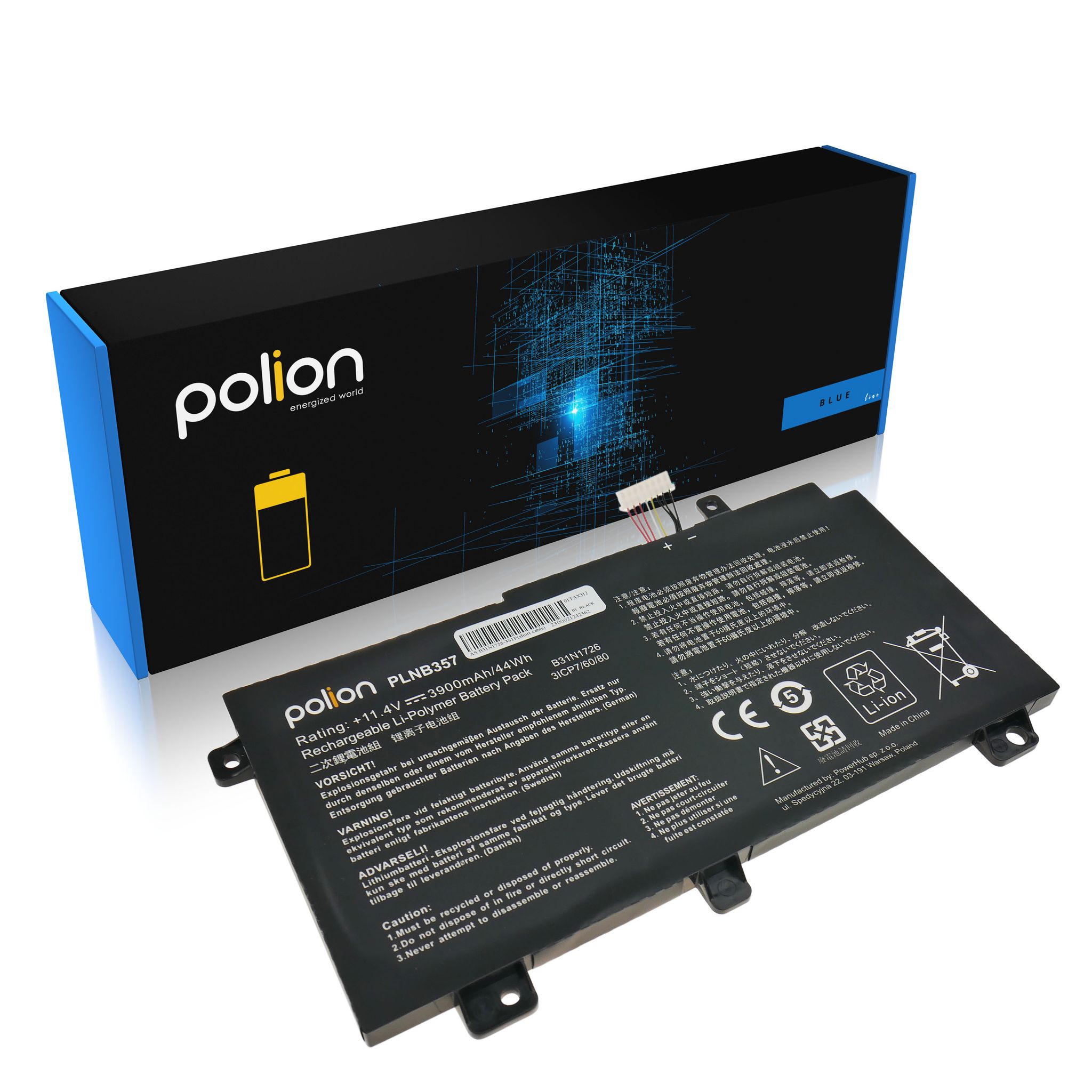 Asus B31n1726 Tuf Fx504 Fx504g Fx504ge Fx80g Laptop-akku 3900mah