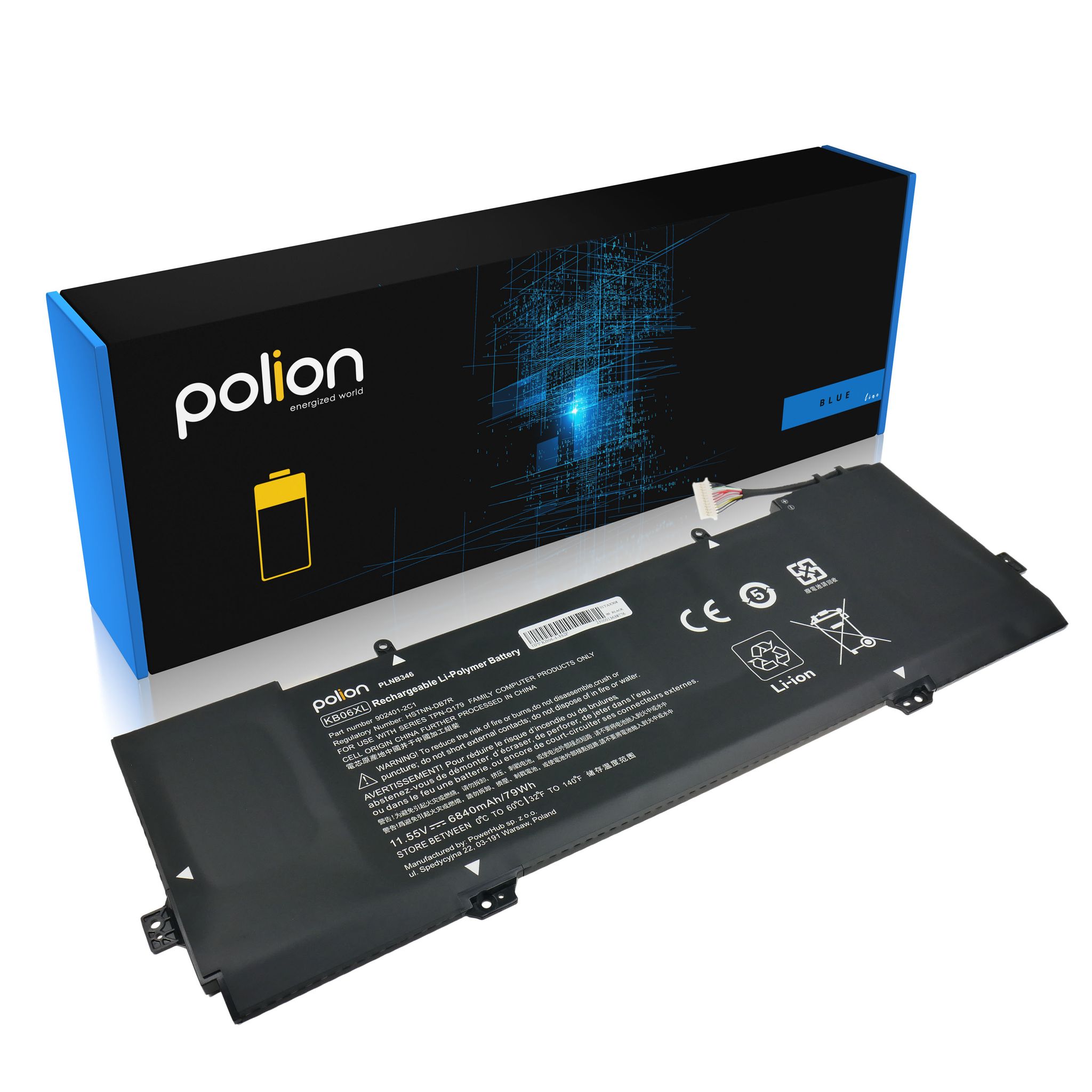 Laptop-akku Hp Kb06 Kb06xl Specter X360 15-bl 6840mah