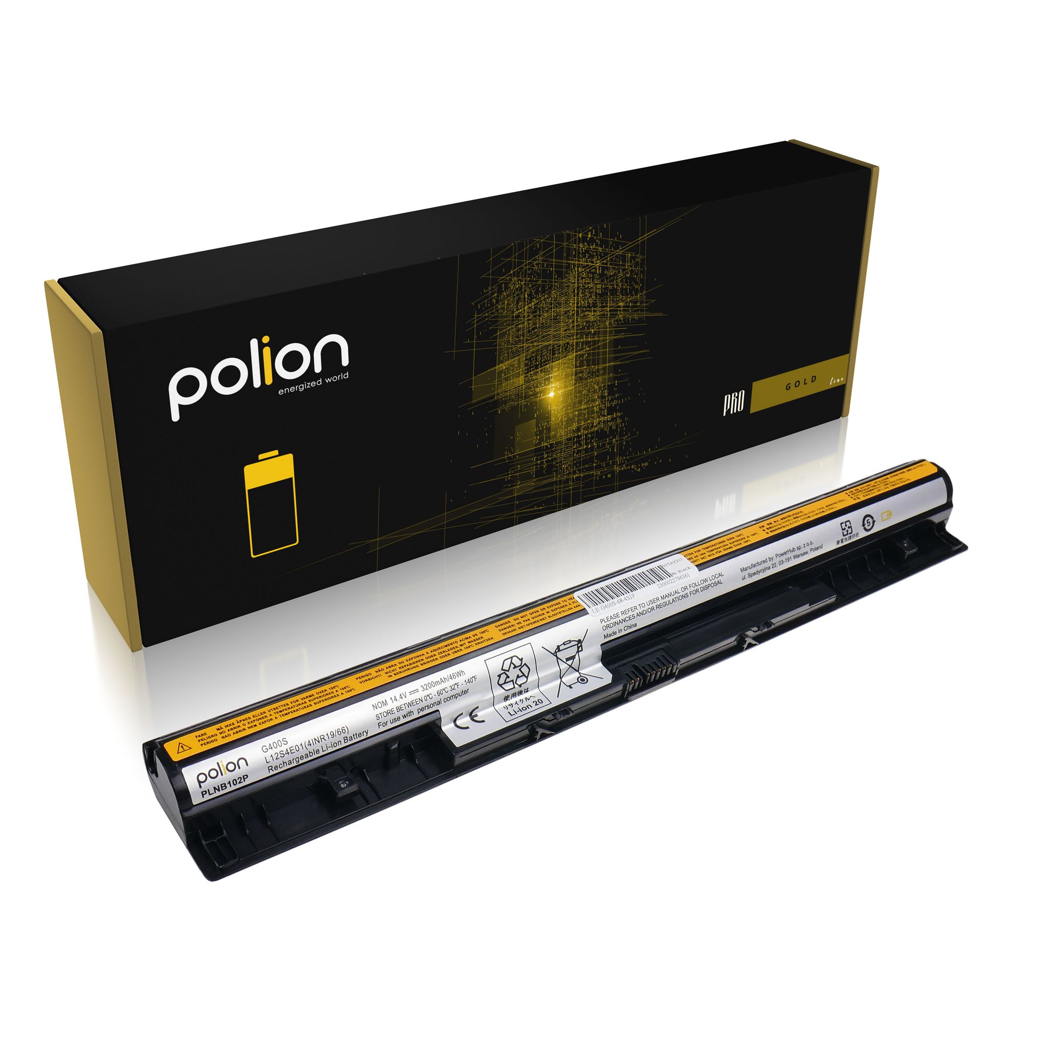 Laptop-akku Lenovo L12m4e01 G40 G400s G410s G50 Lg Zellen 2900mah