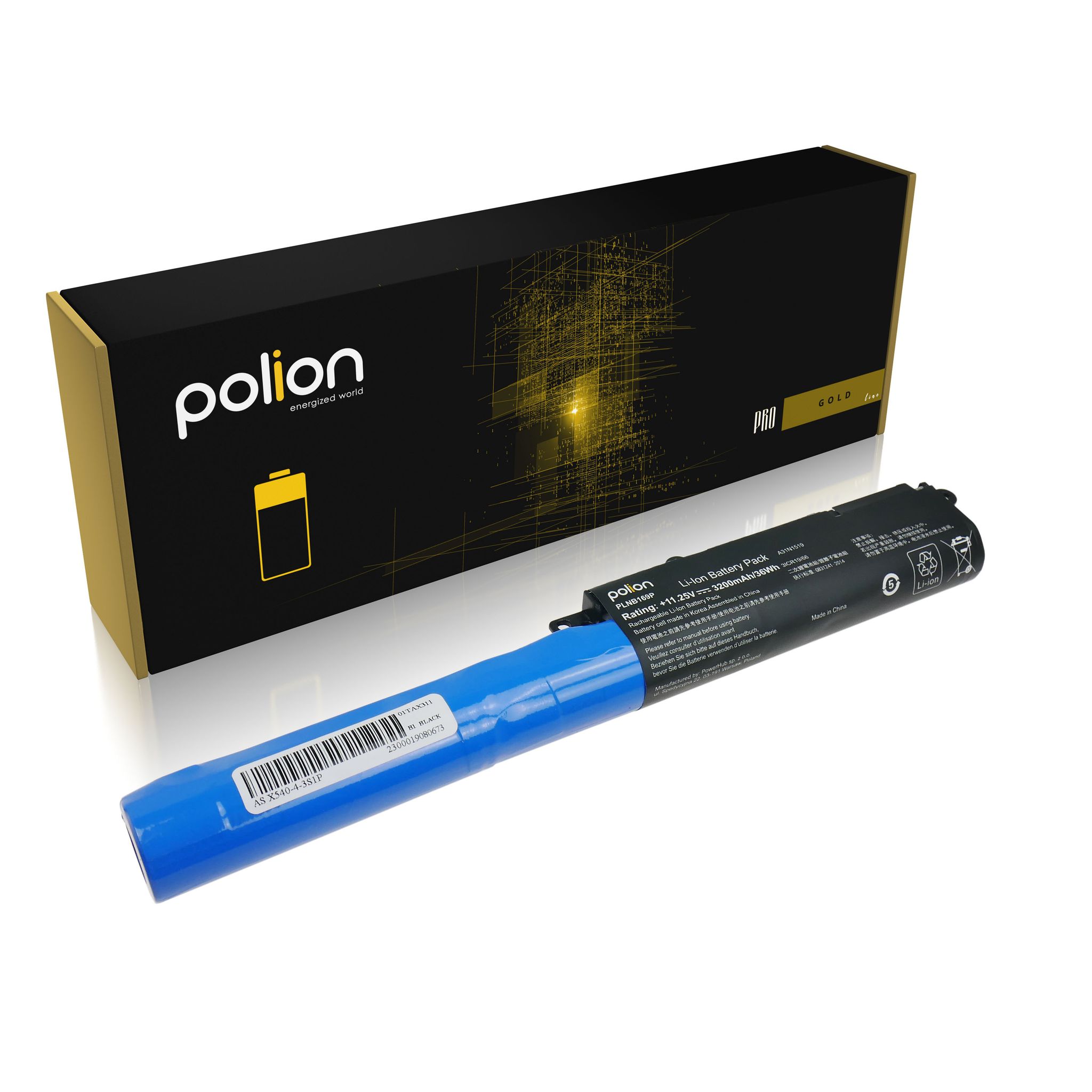 Asus A31n1519 A540 D540 F540 K540b Laptop-akku, Lg-zellen, 3200 Mah