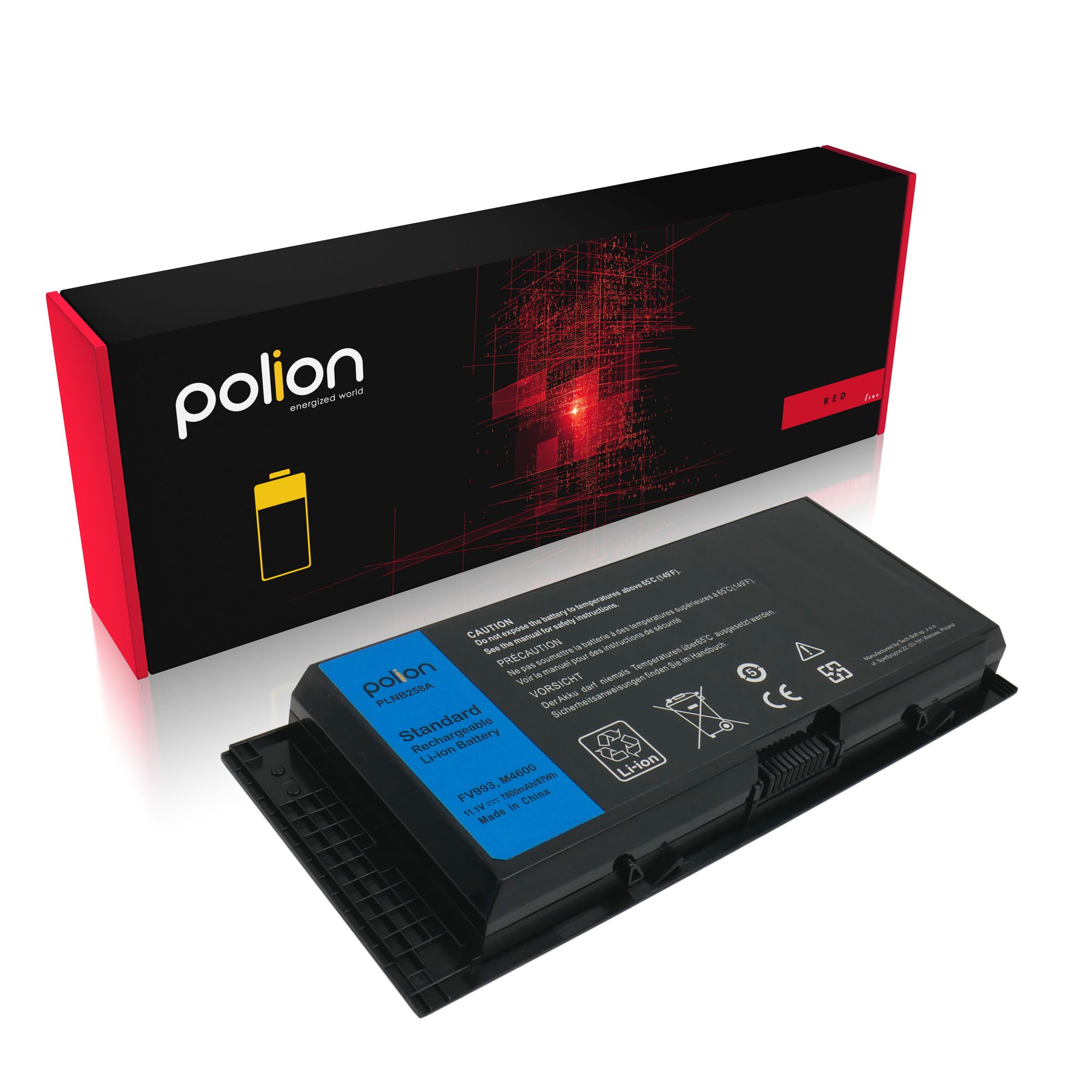 Laptop-akku Dell Fv993 Precision M4600 M4700 M4800 M6600 7800mah