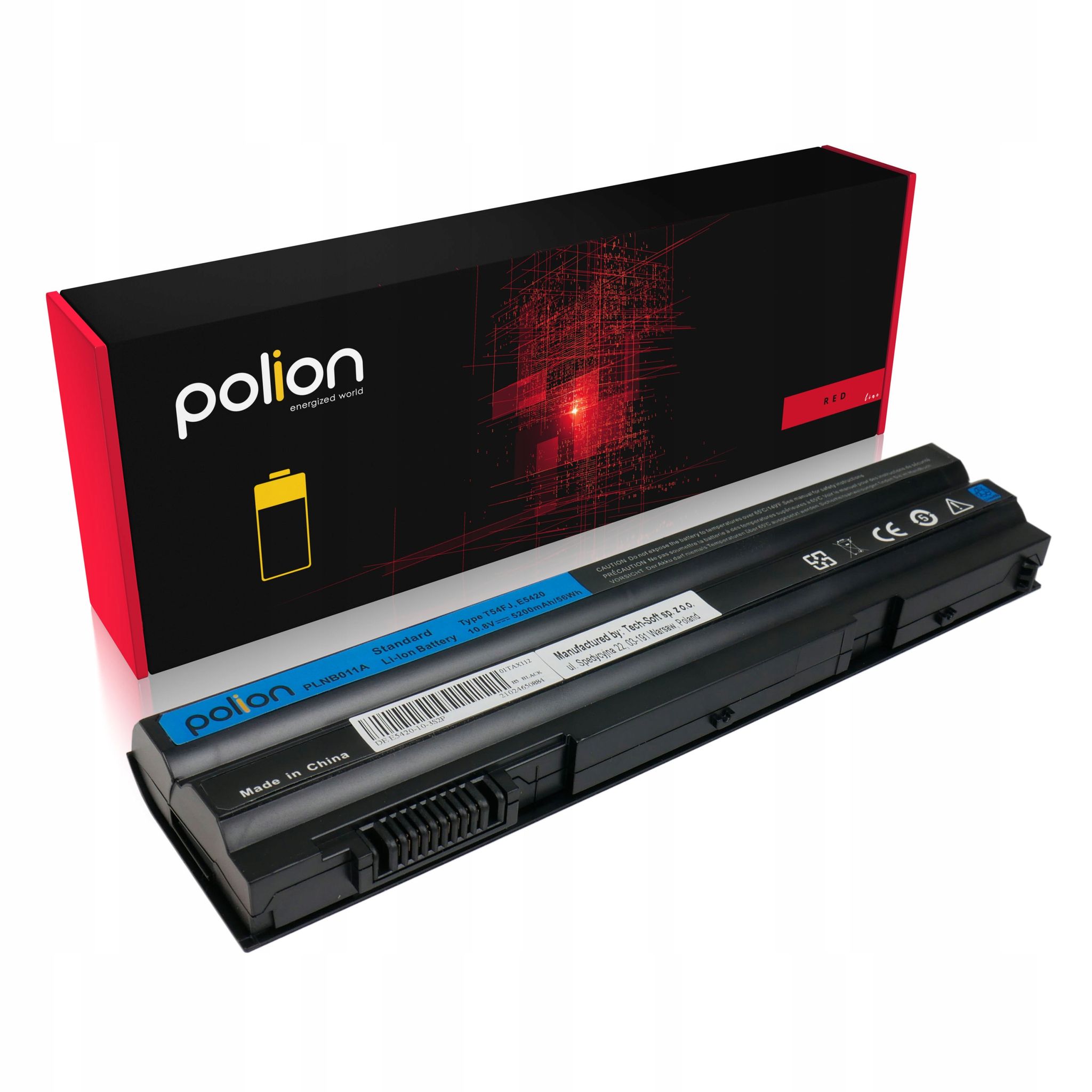 Dell T54fj Latitude E5420 E5530 E6420 E6520 5200mah Laptop-akku