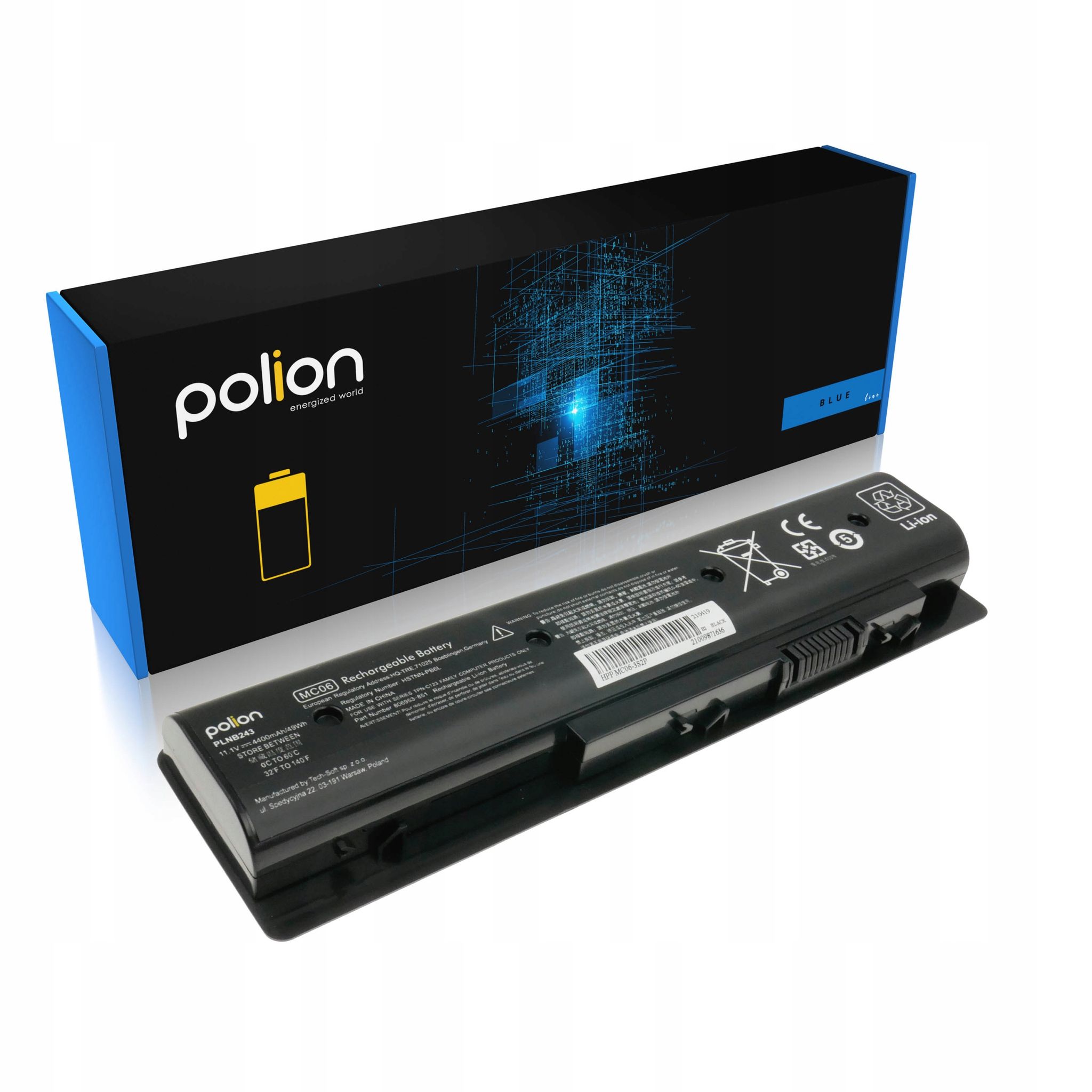Laptop-akku Hp Mc04 Mc06 Hstnn-pb6l Envy 17-n 17-r 4400mah