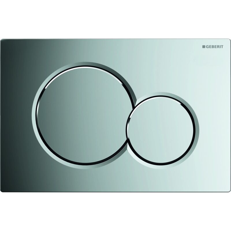 Sigma01 Betätigungsplatte, Vorne, Chrom Glänzend, Rund