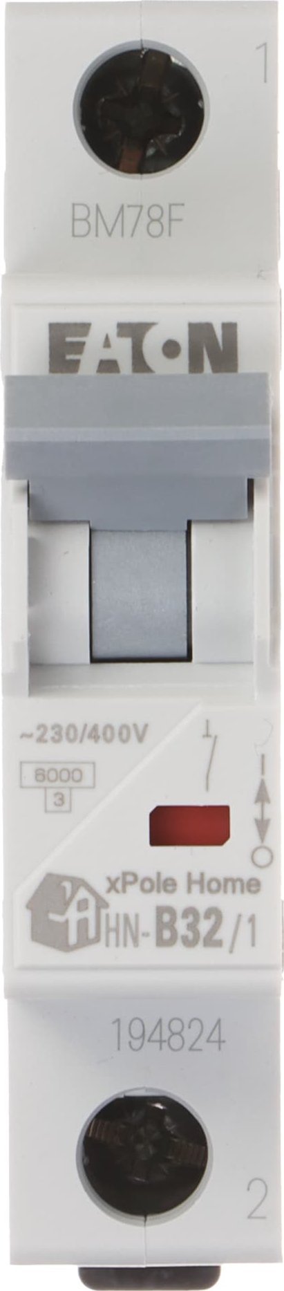 Leistungsschutzschalter Eaton Hn-b32/1 Typ B 32a Din Schiene
