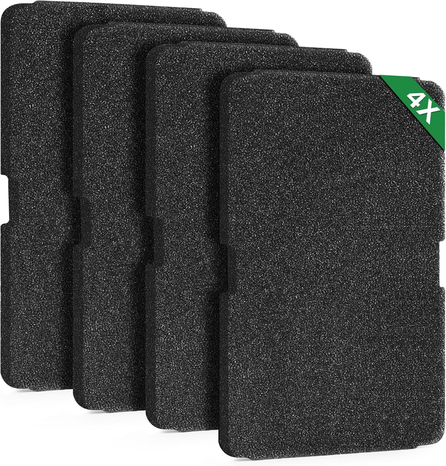 4 Stück, Trocknerverdampfer-filterschwamm 2964840100 Verpackung (240 X 155 X 10 Mm)