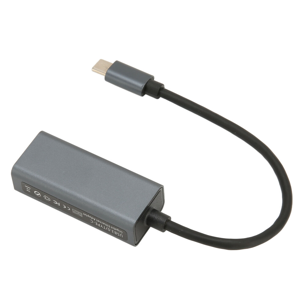 Ein Ethernet-adapter Für Desktop-pcs, Laptops Und Tablets Mit Einer Usb-c-zu-ethernet-schnittstelle Für Zuverlässige Verbindungen, Unterstützung Für Windows-, Os X- Und Linux-systeme Mit Übertragungsg