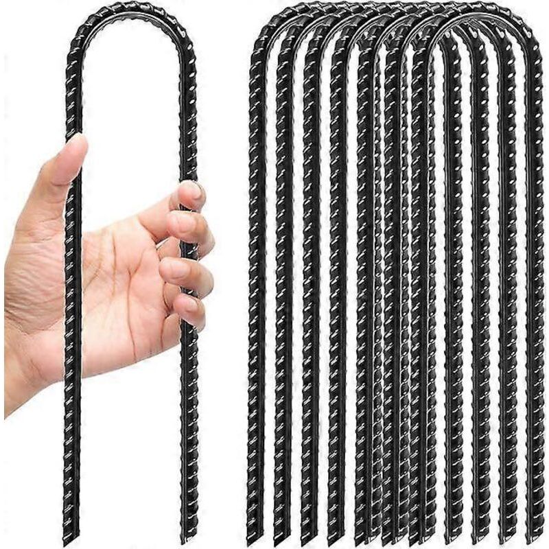 Set Mit 8 Bodenankern Für Trampoline (rostfrei). Heringe, 30 Cm Lang Und 5 Cm Breit. Wetterfest.