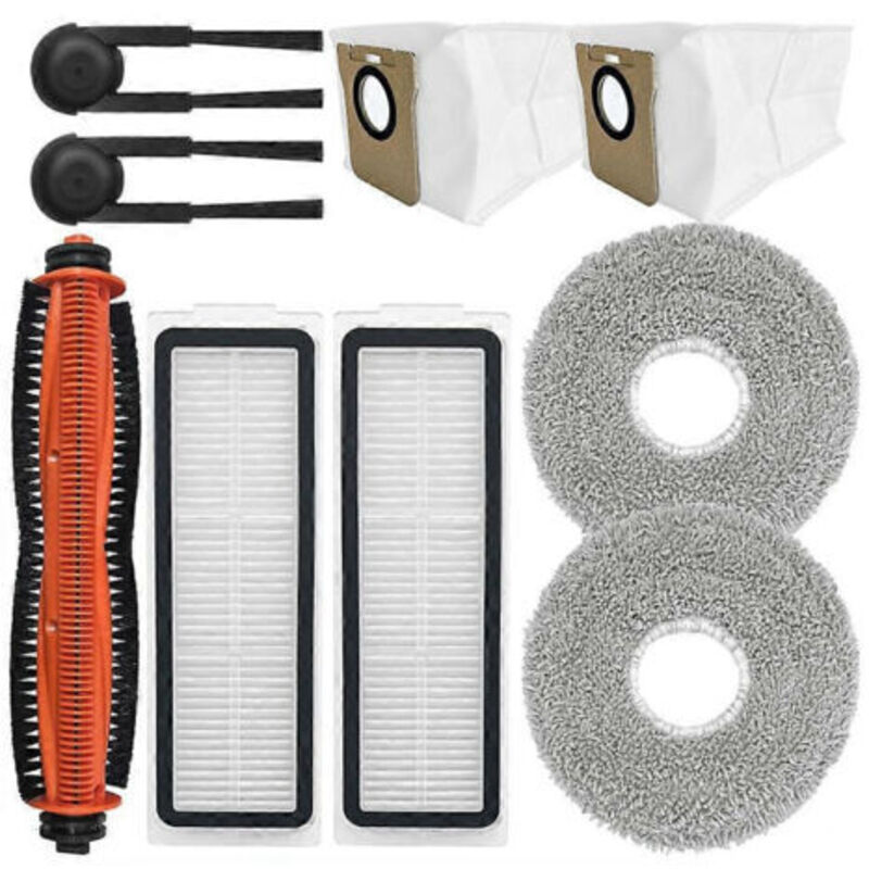 Zubehör Für Den Xiaomi Mijia M40s / Ov31cn Staubsauger: Dreizackbürste, Seitenbürste, Hepa-filter, Reinigungstuch, Staubbeutel